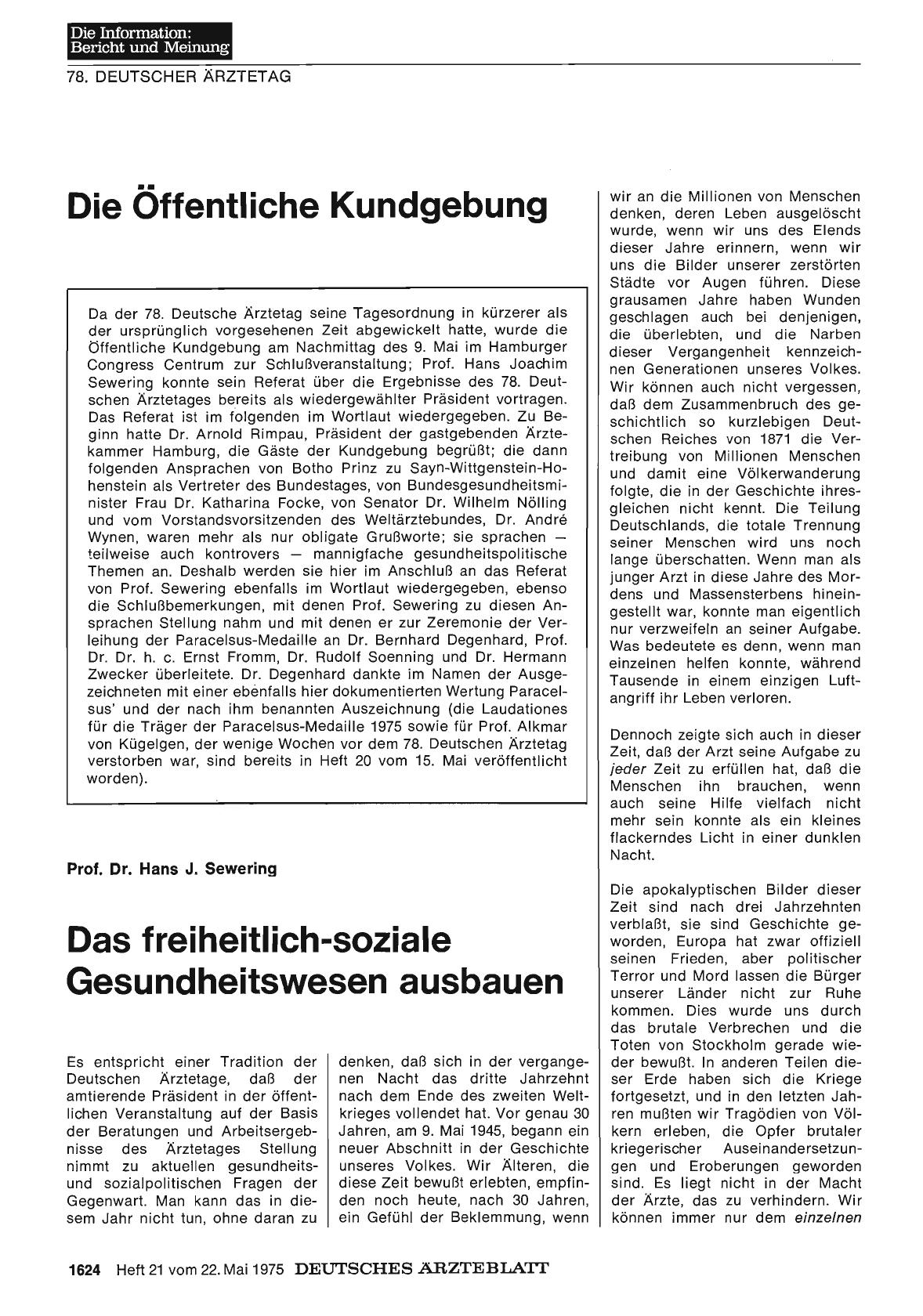 Vorschauseite 1: Das freiheitlich-soziale Gesundheitswesen ausbauen