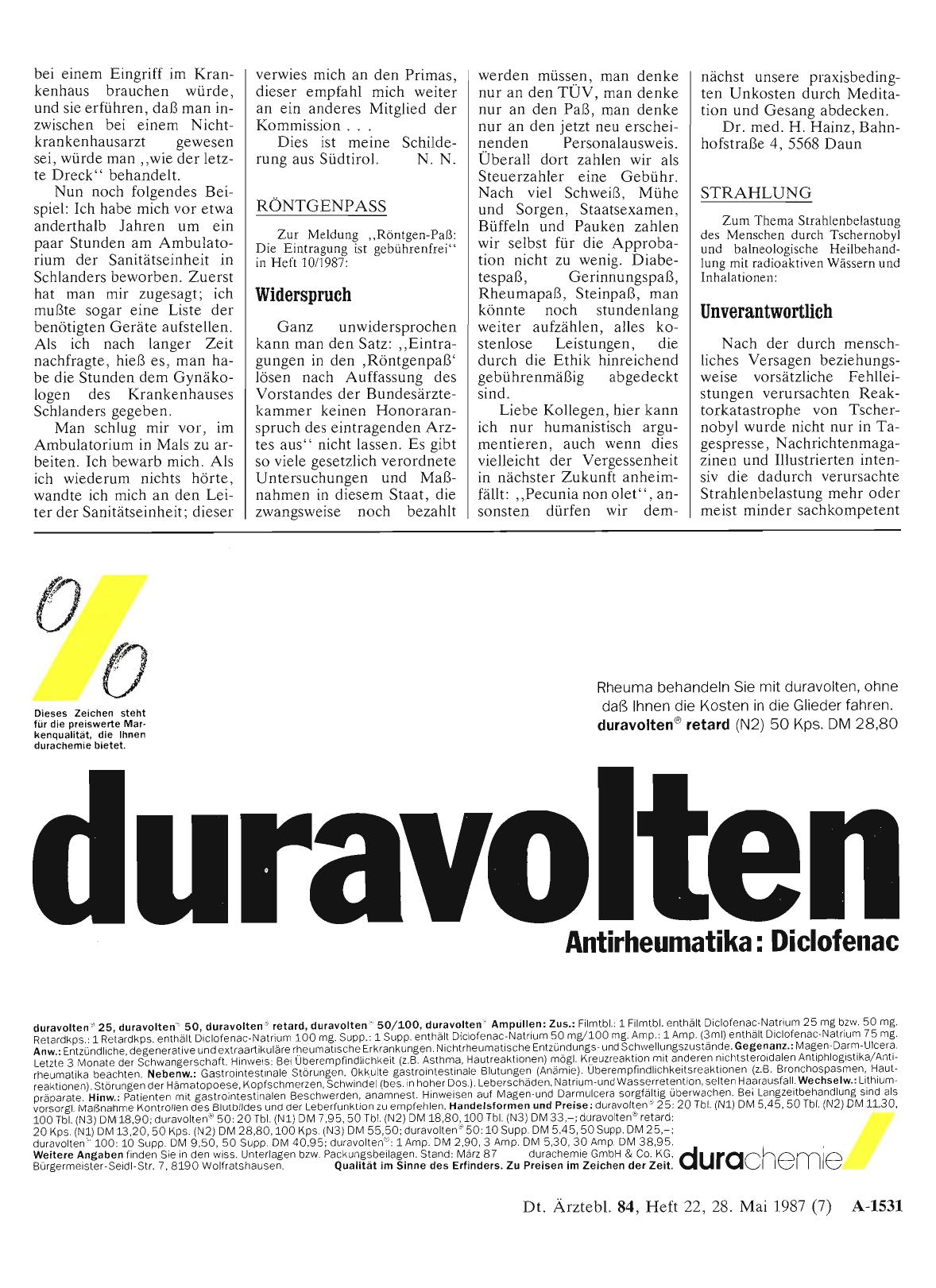 Vorschauseite 1: RÖNTGENPASS: Widerspruch