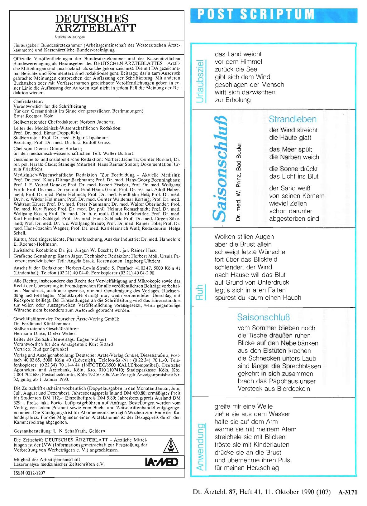 Vorschauseite 1: Saisonschluß