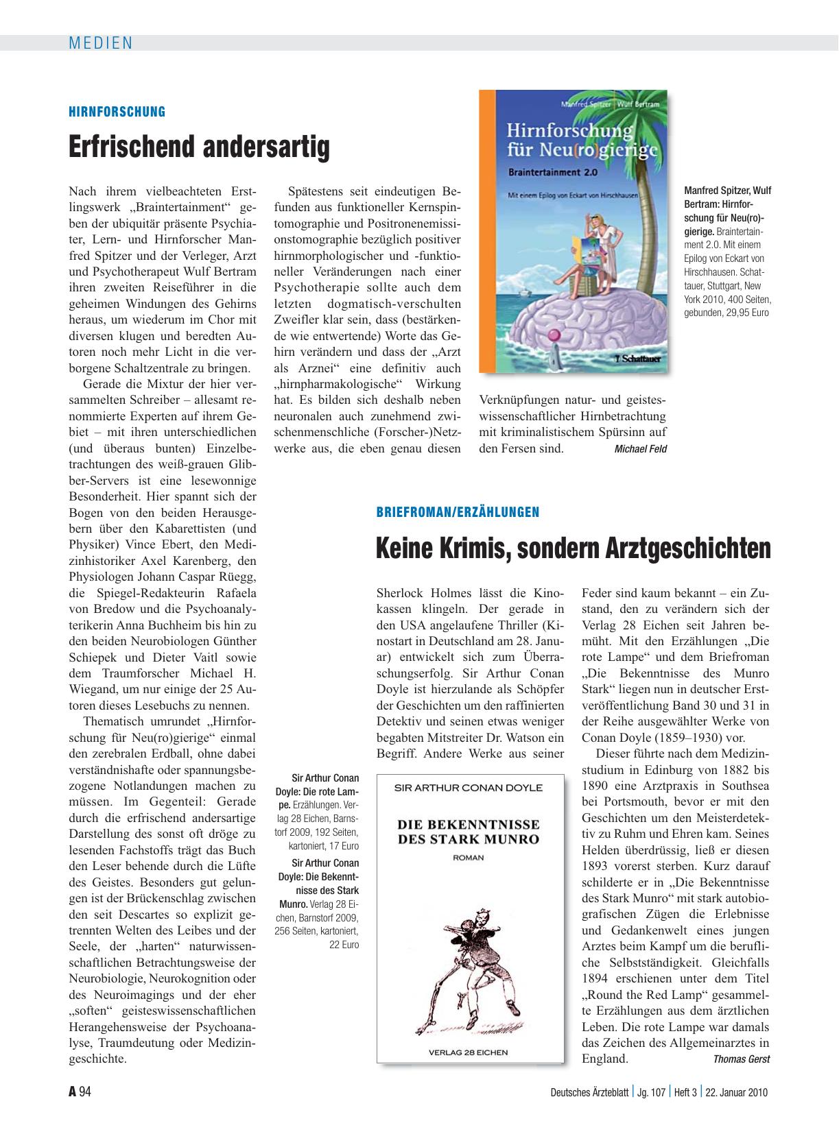 Vorschauseite 1: Hirnforschung: Erfrischend andersartig