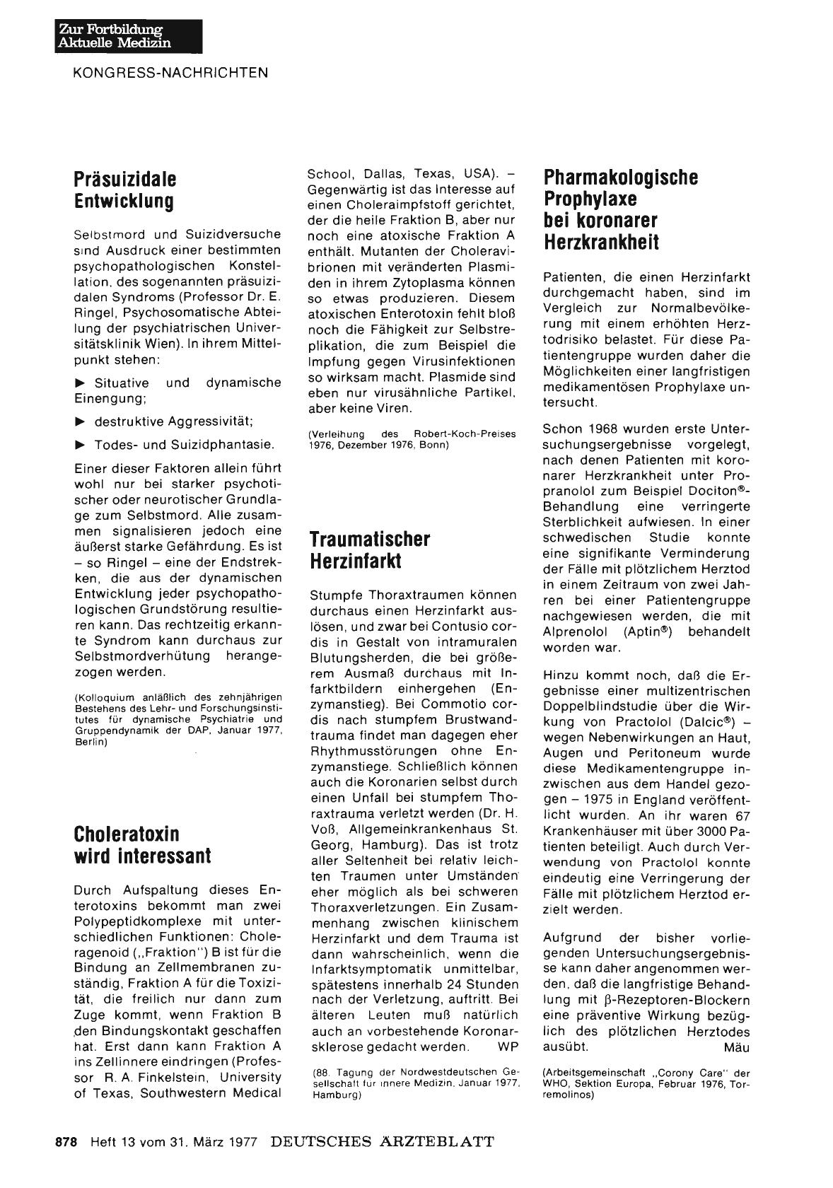 Vorschauseite 1: Präsuizidale Entwicklung