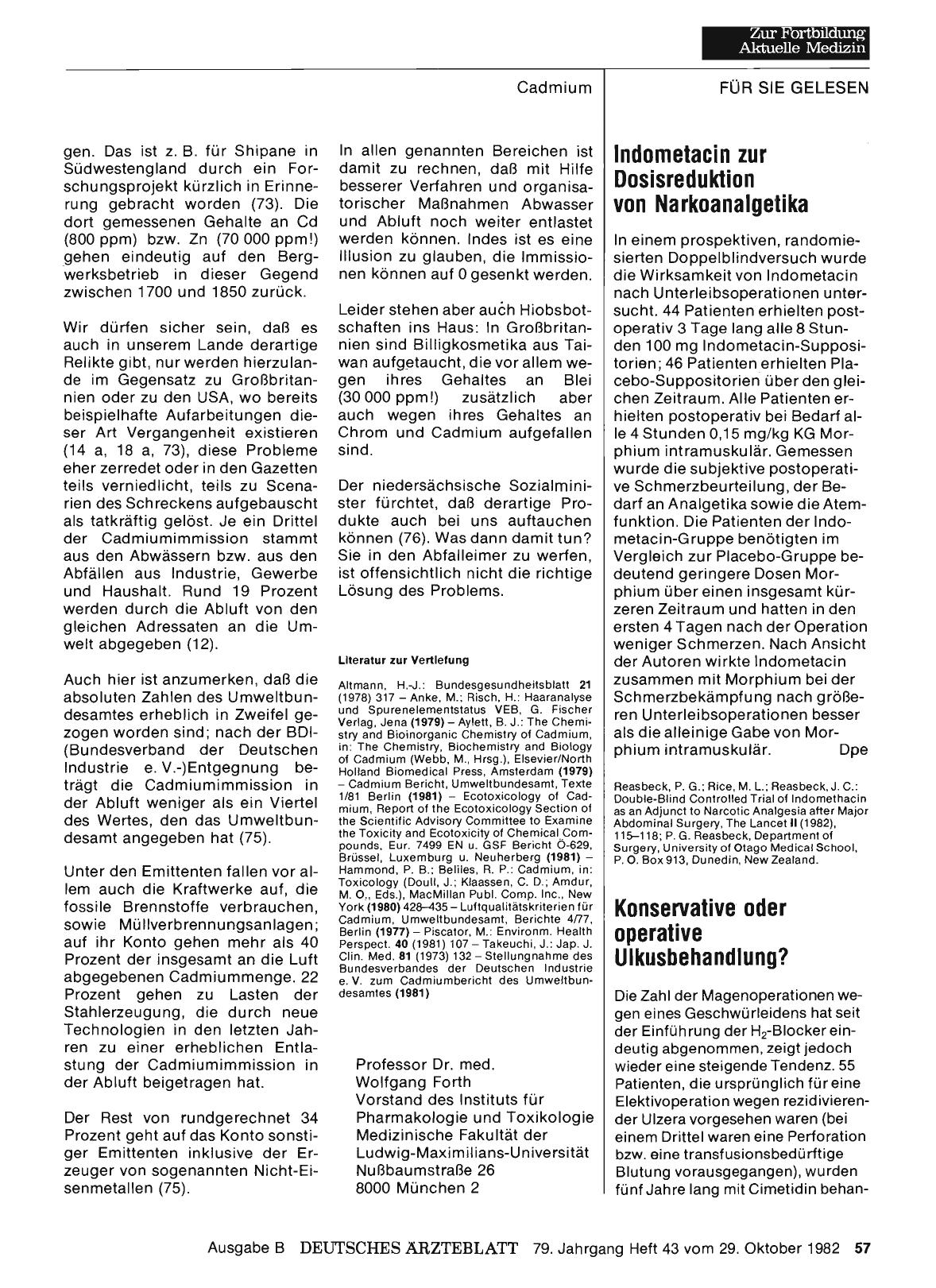 Vorschauseite 1: Konservative oder operative Ulkusbehandlung?