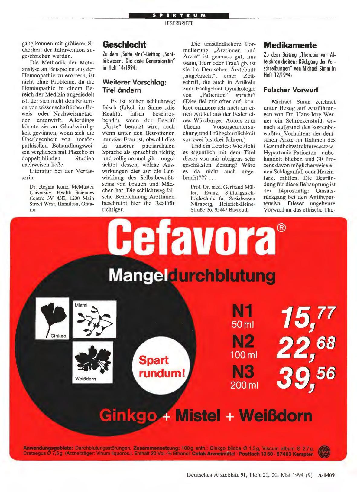 Vorschauseite 1: Medikamente: Falscher Vorwurf