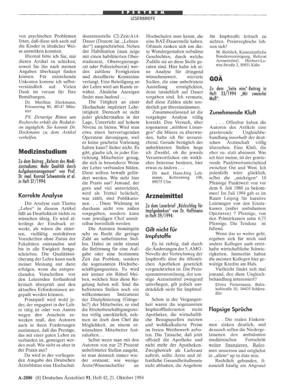 Vorschauseite 1: Medizinstudium: Korrekte Analyse