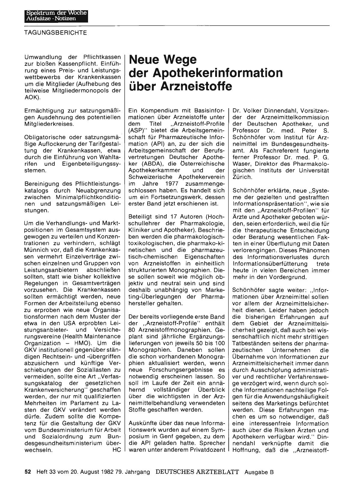 Vorschauseite 1: Neue Wege der Apothekerinformation über Arzneistoffe