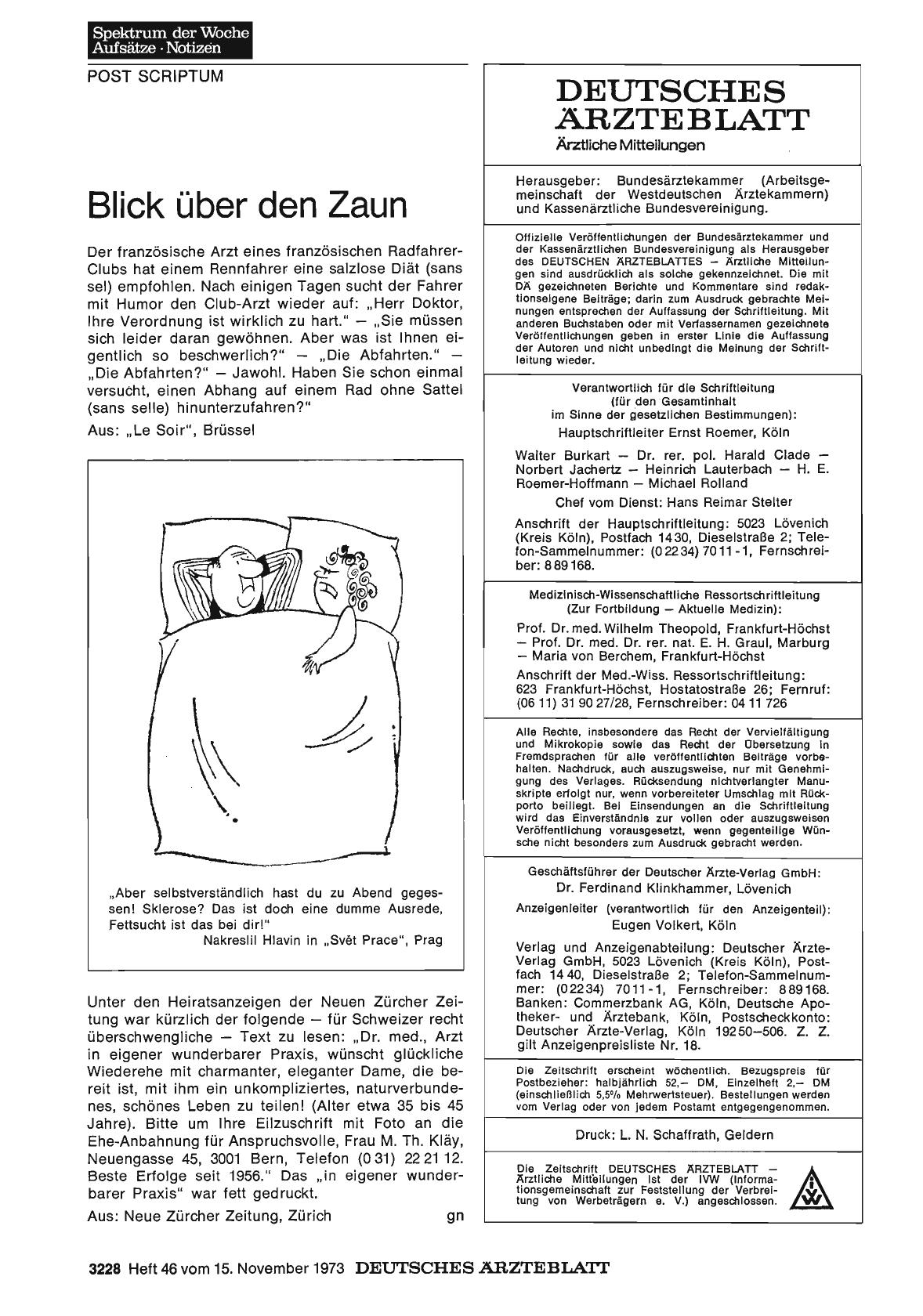 Vorschauseite 1: Blick über den Zaun