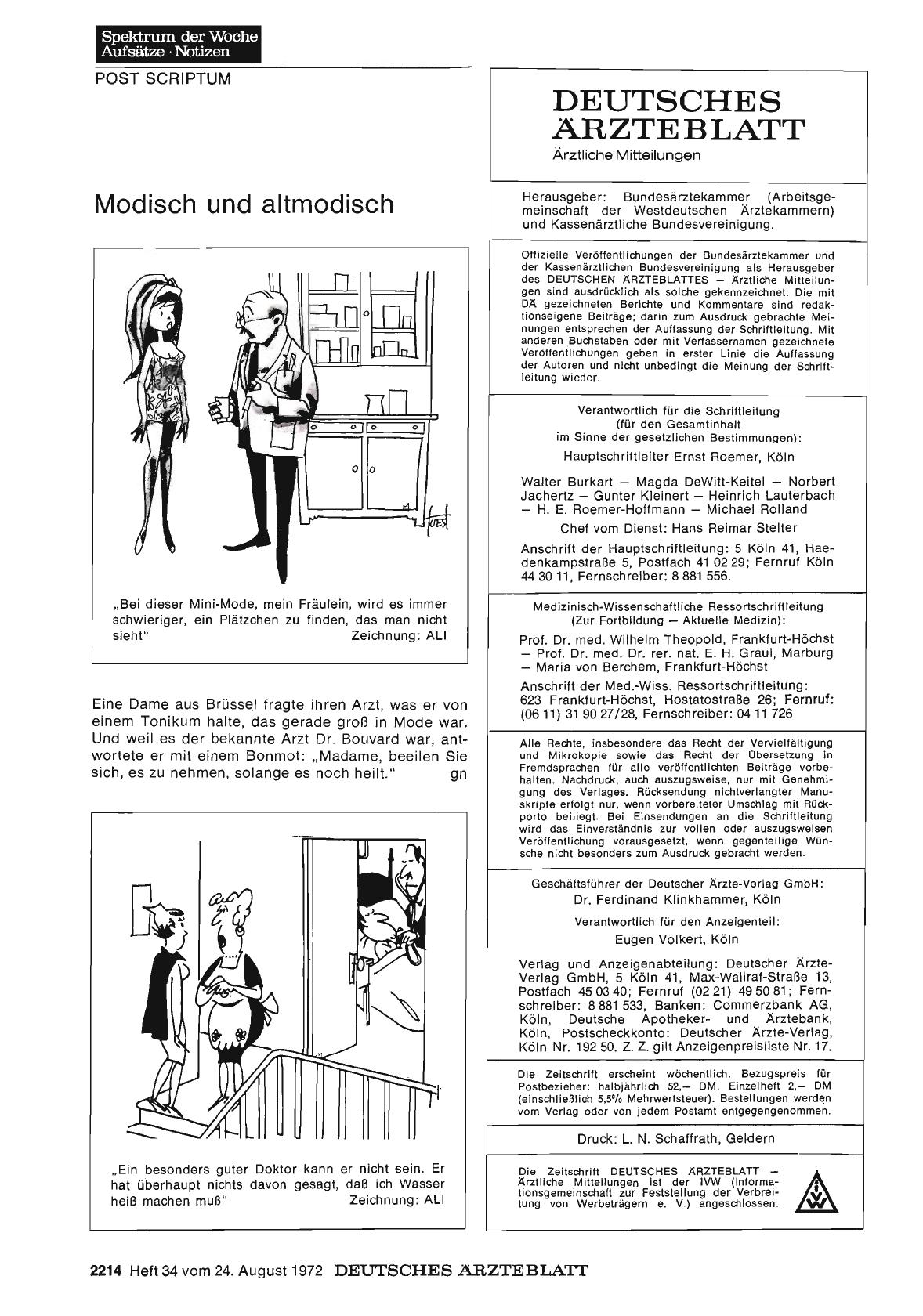 Vorschauseite 1: Modisch und altmodisch