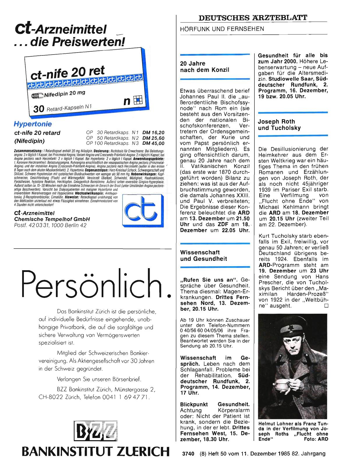 Vorschauseite 1: Joseph Roth und Tucholsky