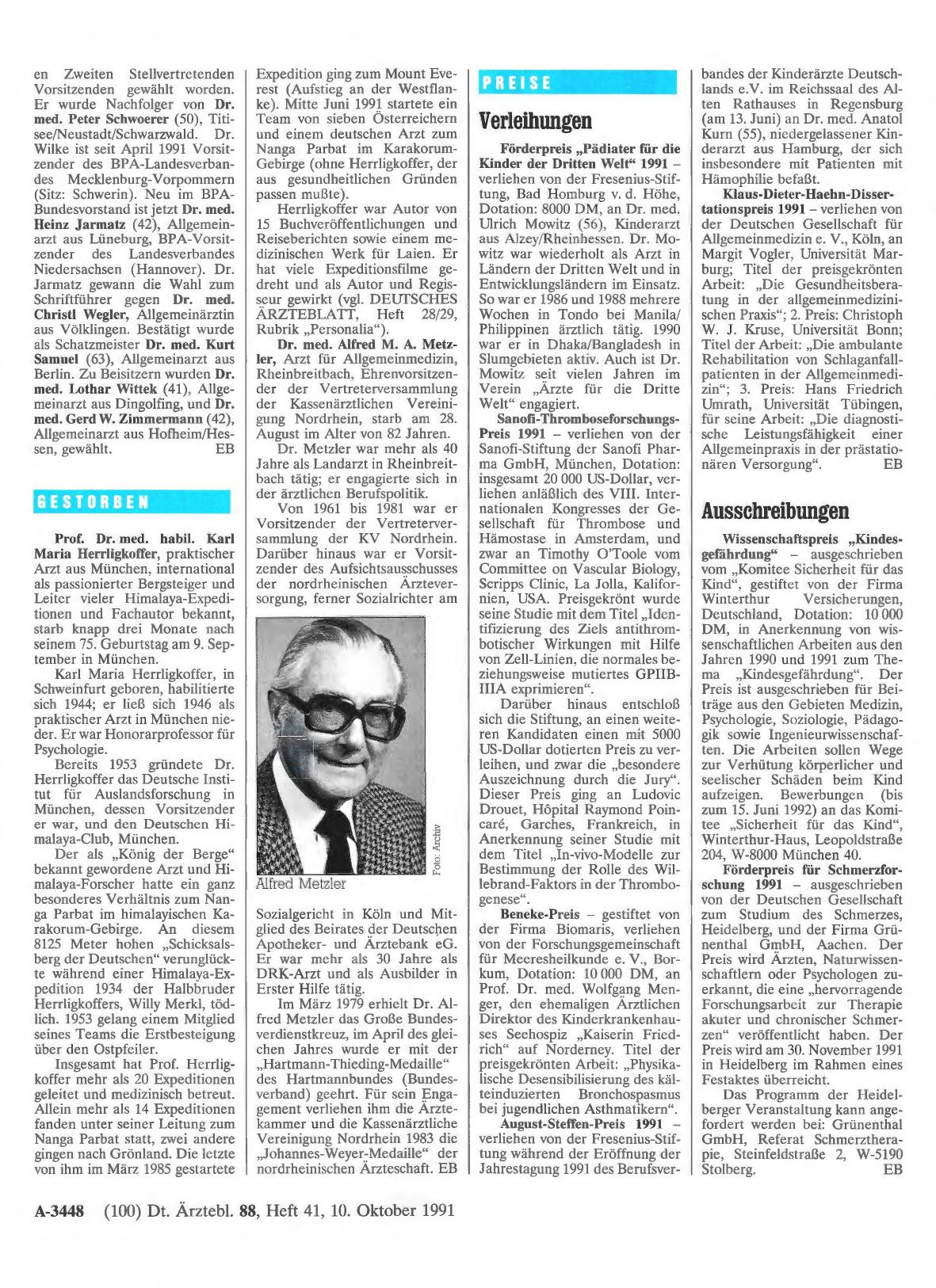 Vorschauseite 1: Preise