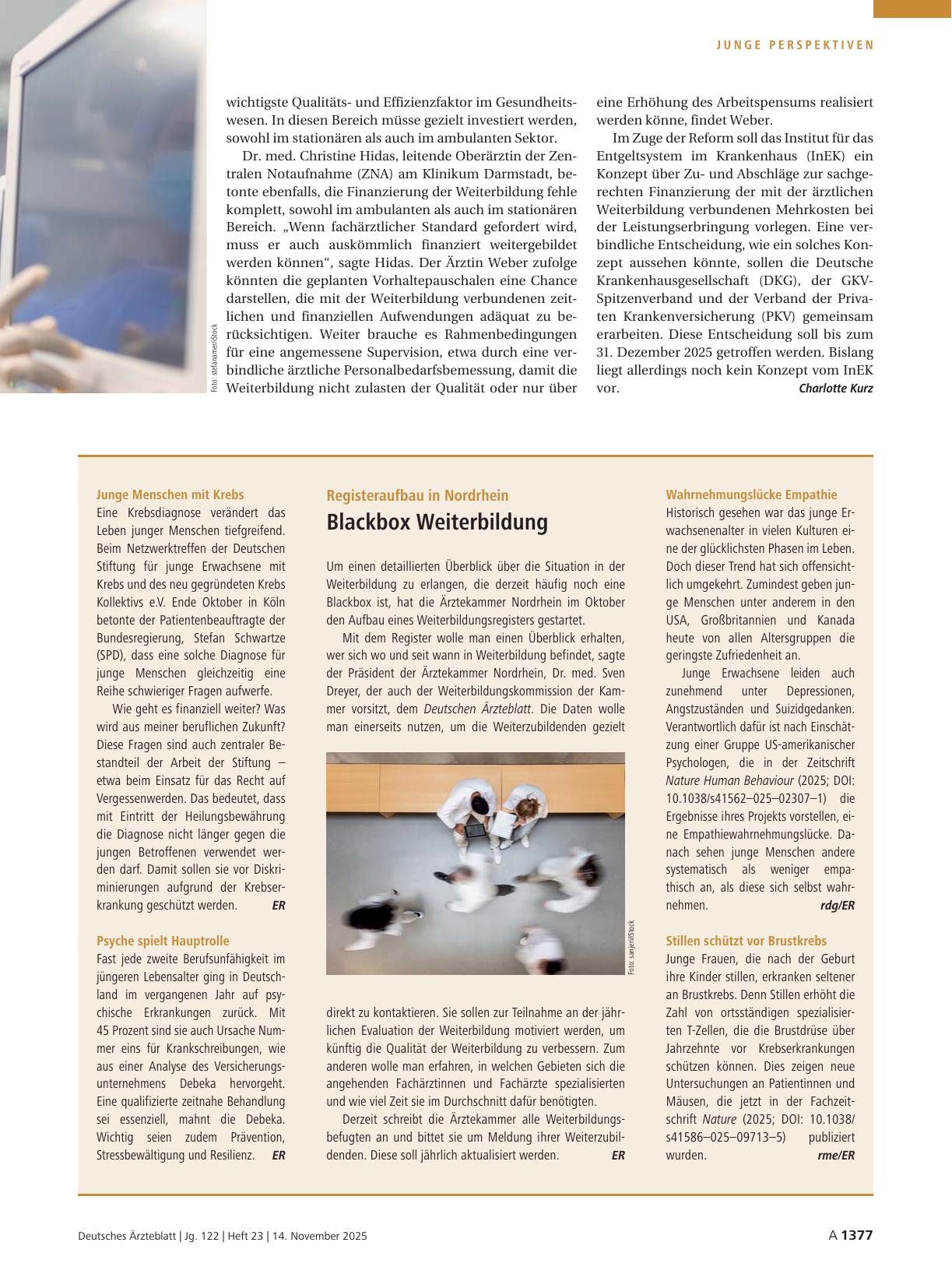 Vorschauseite 1: Registeraufbau in Nordrhein: Blackbox Weiterbildung
