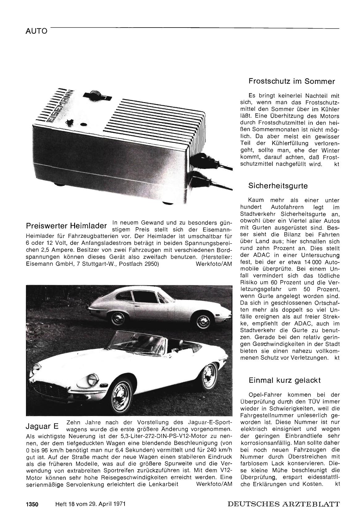 Vorschauseite 1: Jaguar E