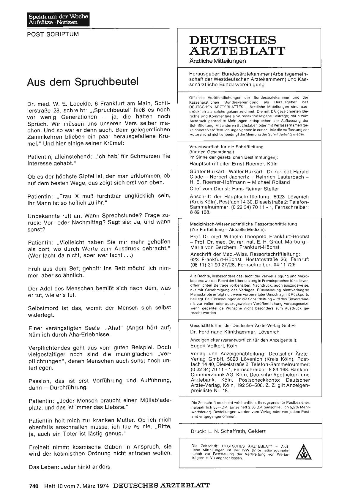 Vorschauseite 1: Aus dem Spruchbeutel