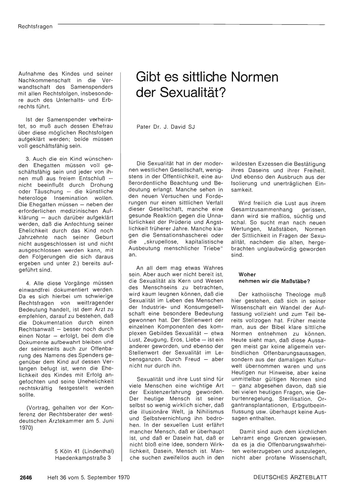 Vorschauseite 1: Gibt es sittliche Normen der Sexualität?