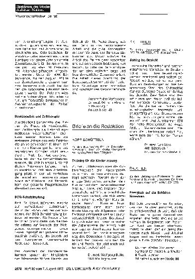 Vorschauseite 1: KOPF-SCHÜTTELN: Training für die Niederlassung