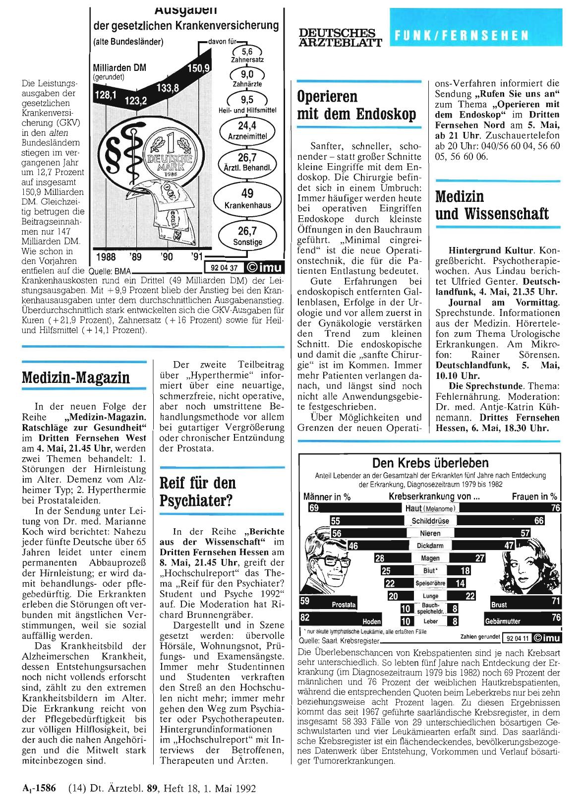 Vorschauseite 1: Medizin und Wissenschaft