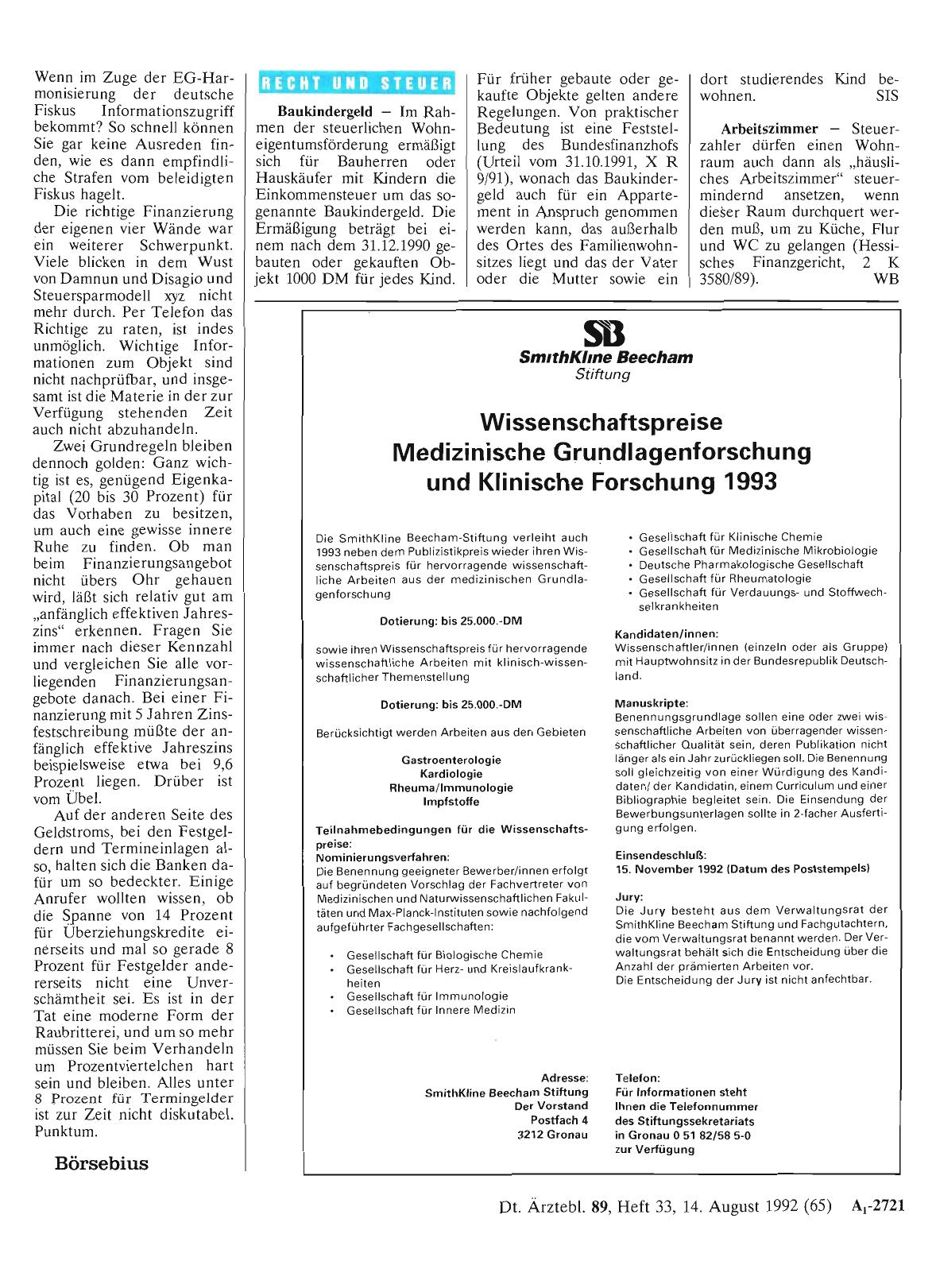 Vorschauseite 1: Recht und Steuer