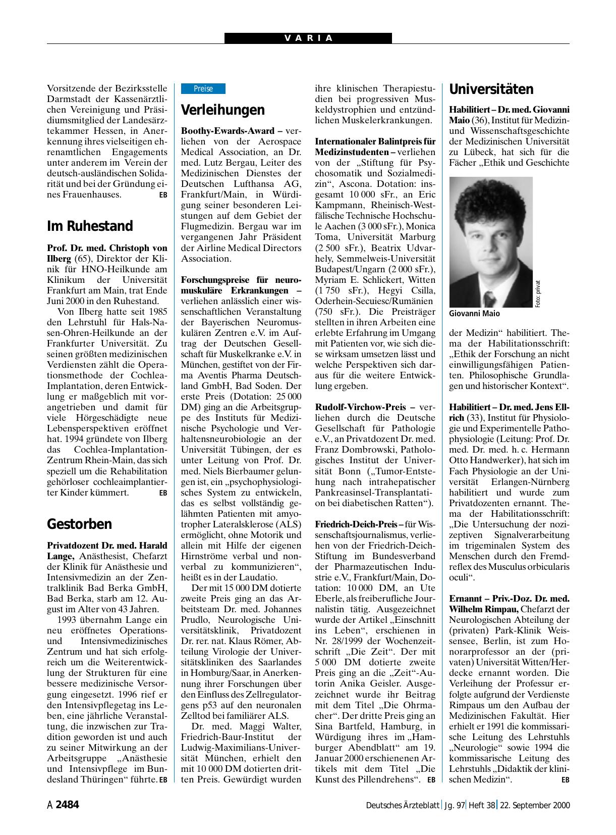 Vorschauseite 1: Im Ruhestand