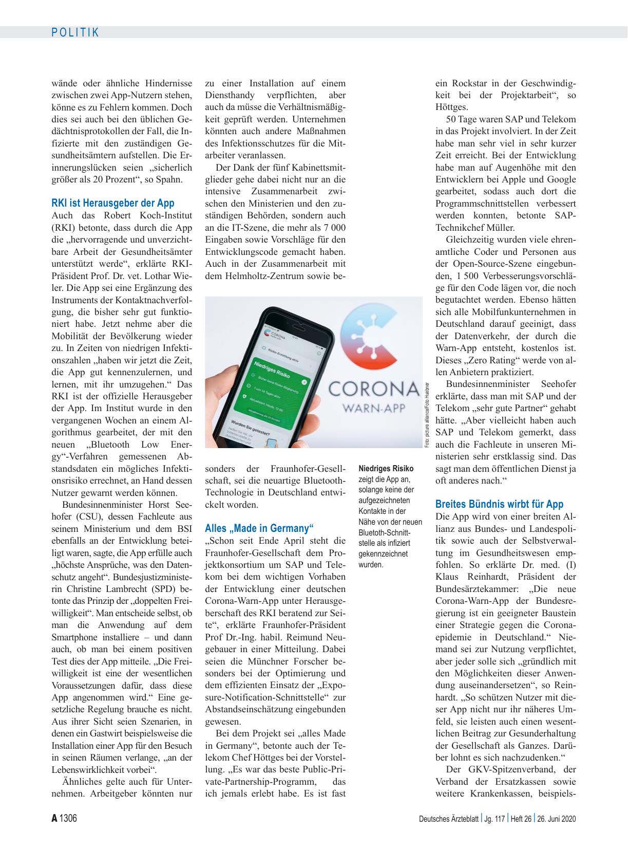 Vorschauseite 2: Corona-Warn-App: Infektionsketten digital stoppen