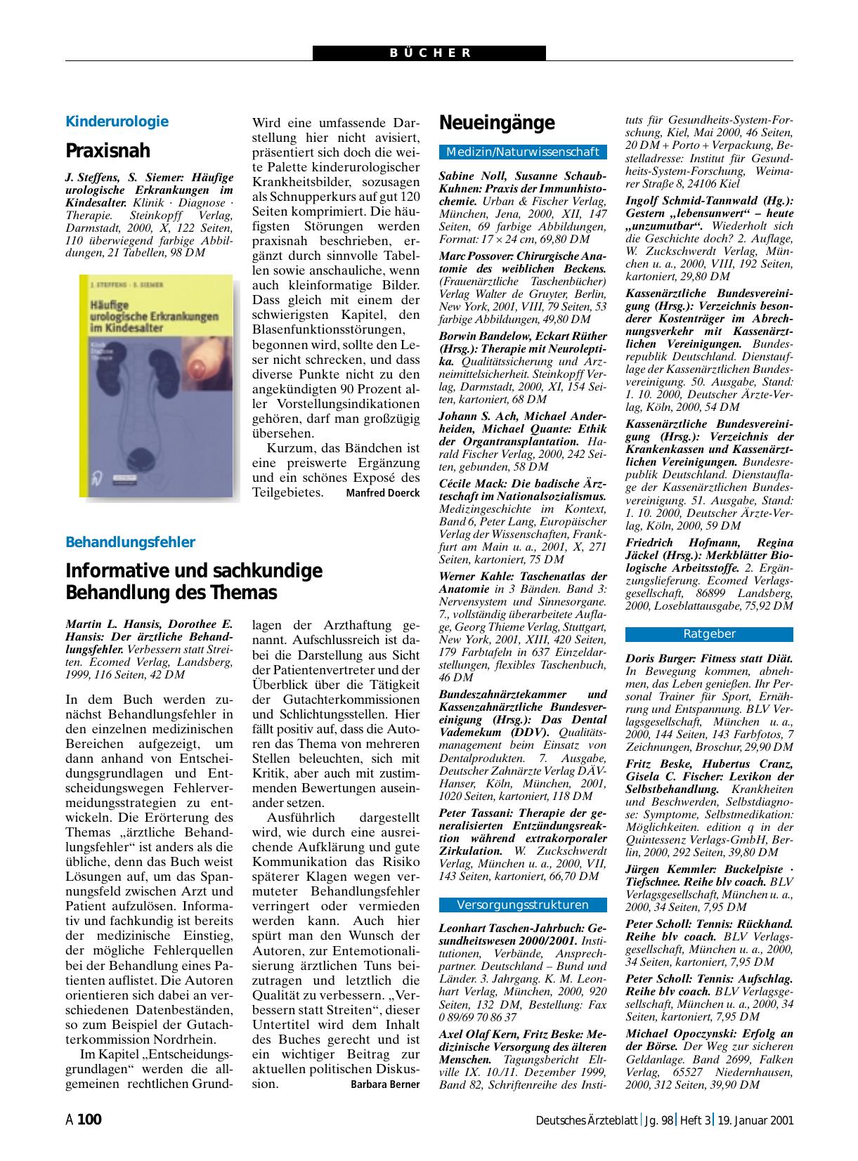 Vorschauseite 1: Häufige urologische Erkrankungen im Kindesalter