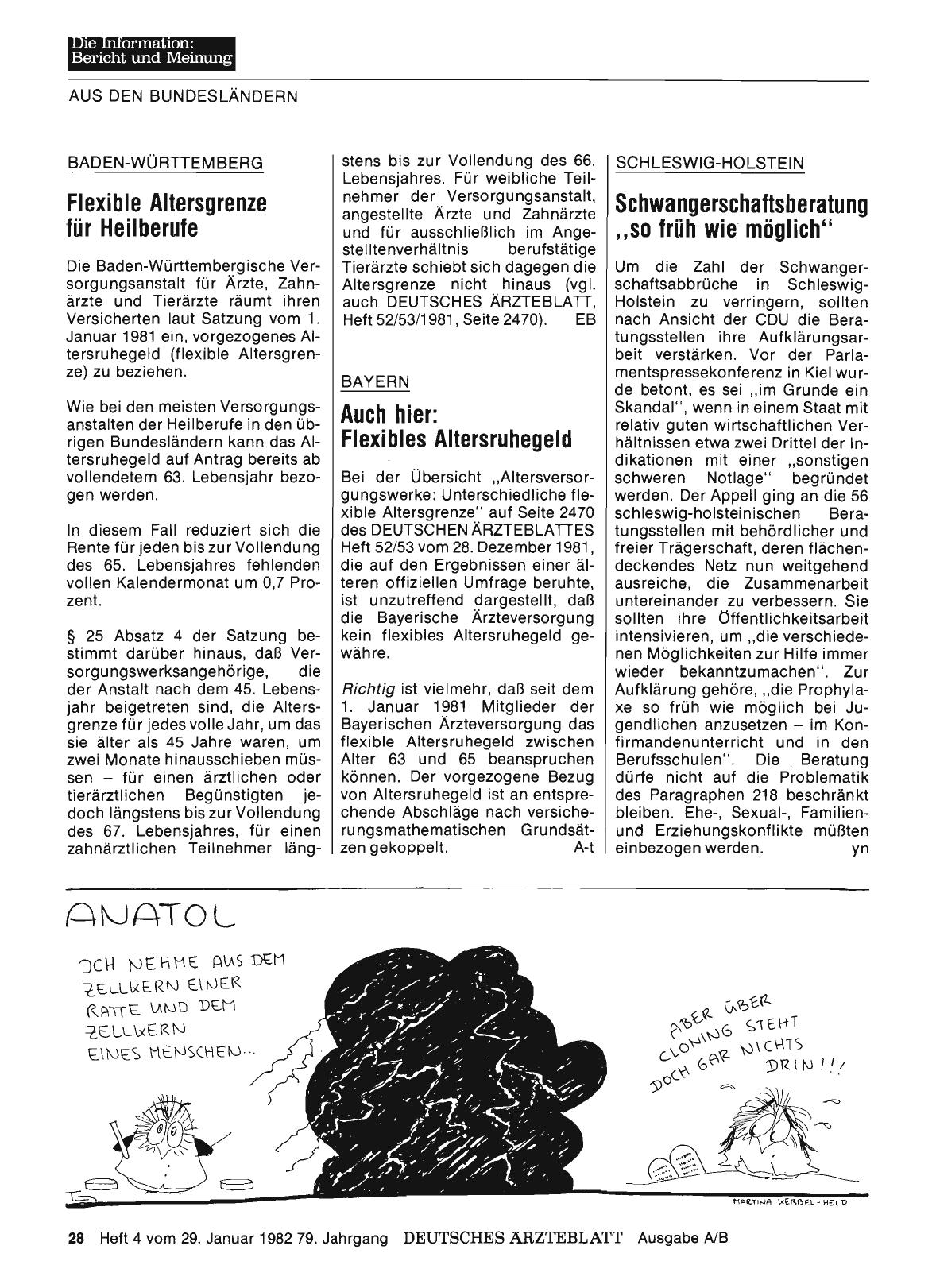 Vorschauseite 1: Bayern: Auch hier: Flexibles Altersruhegeld