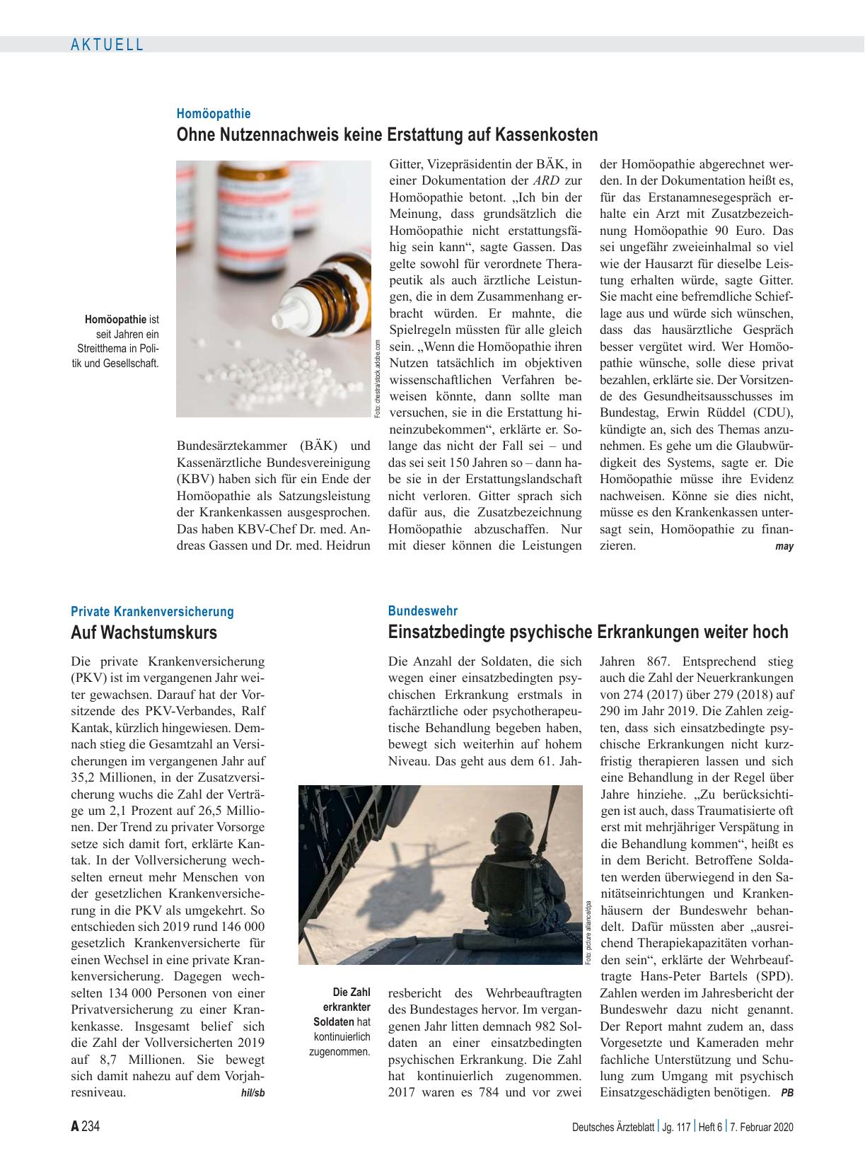 Vorschauseite 1: Homöopathie: Ohne Nutzennachweis keine Erstattung auf Kassenkosten