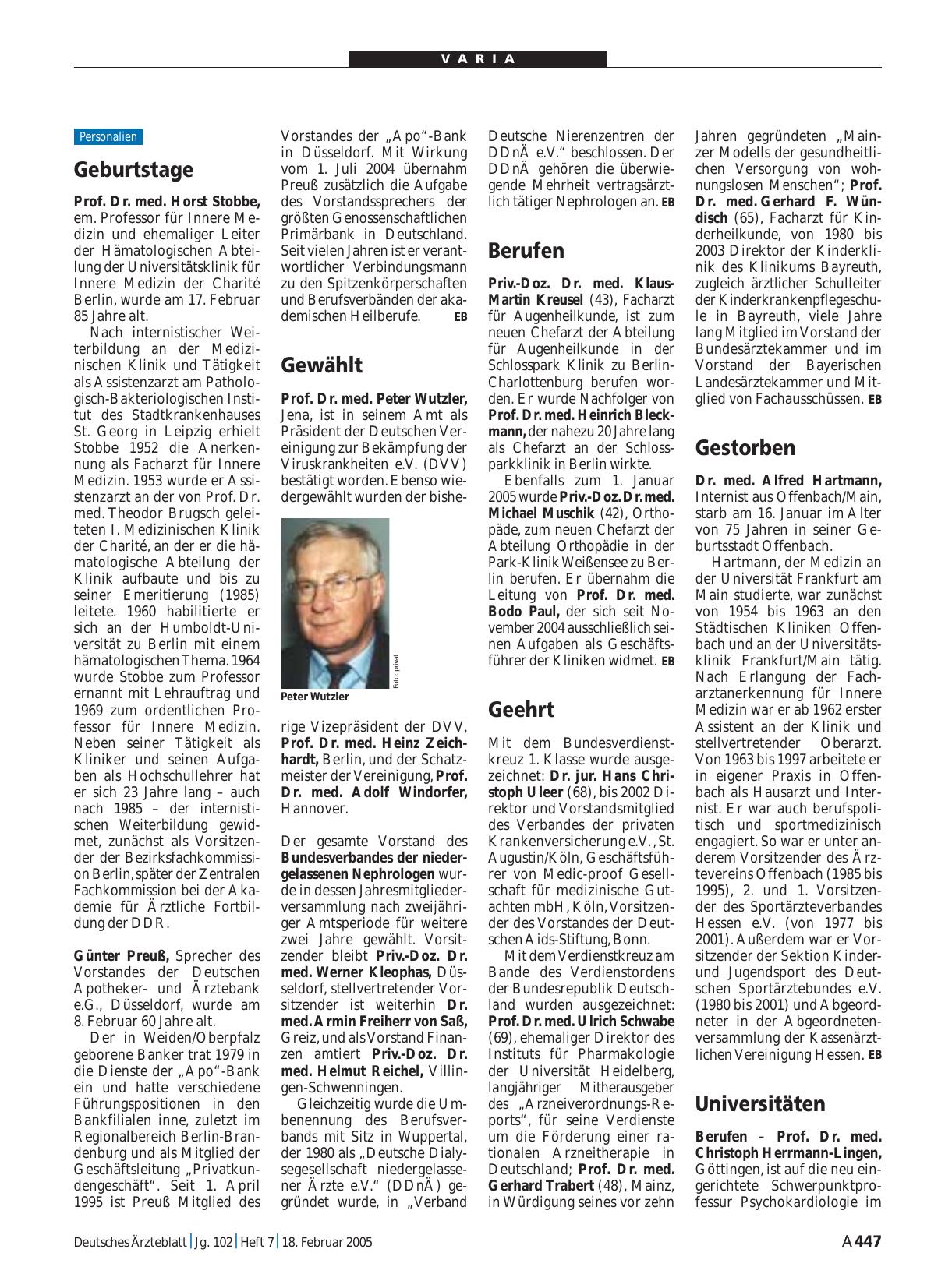Vorschauseite 1: Berufen