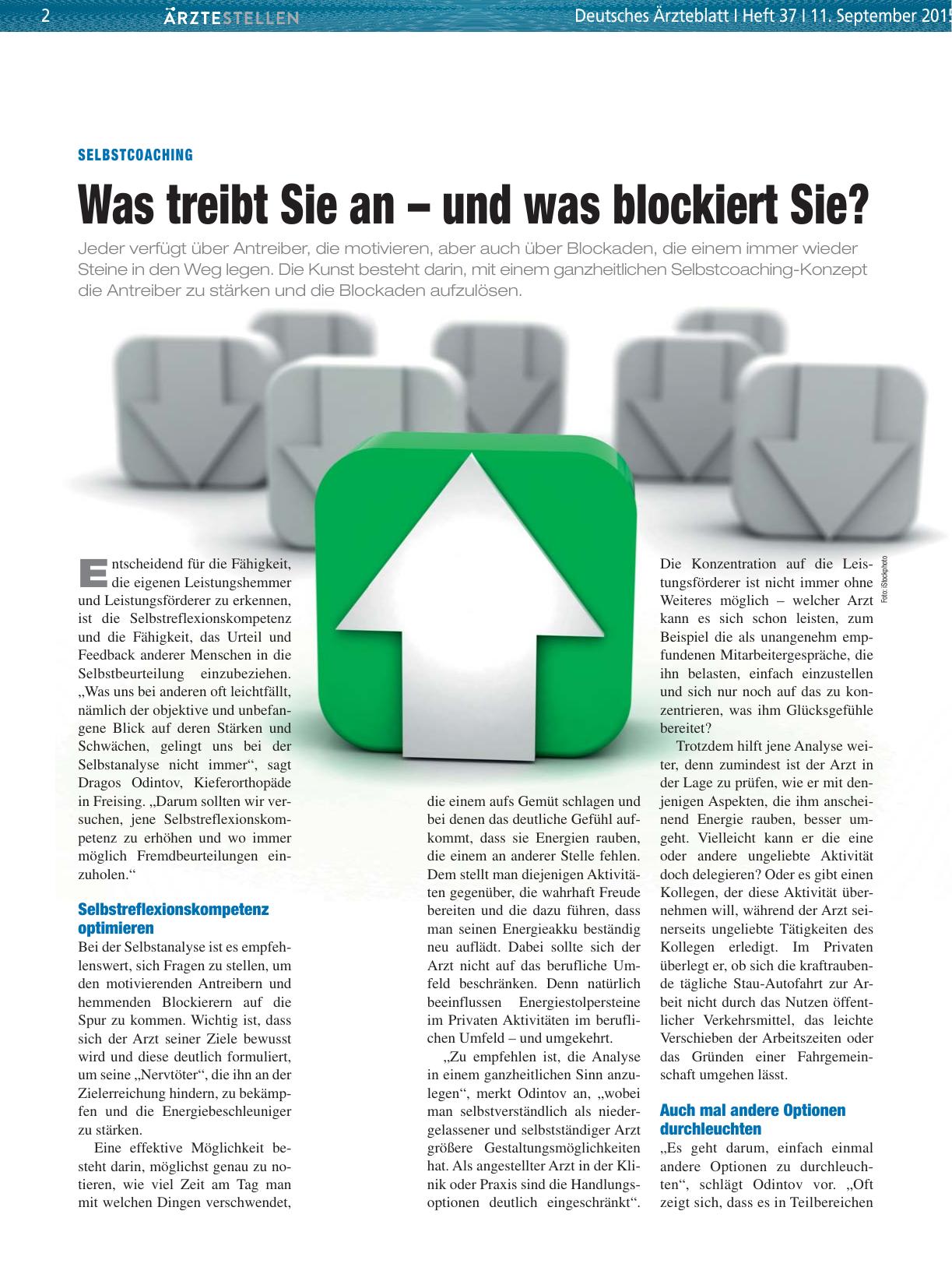 Vorschauseite 1: Selbstcoaching: Was treibt Sie an – und was blockiert Sie?