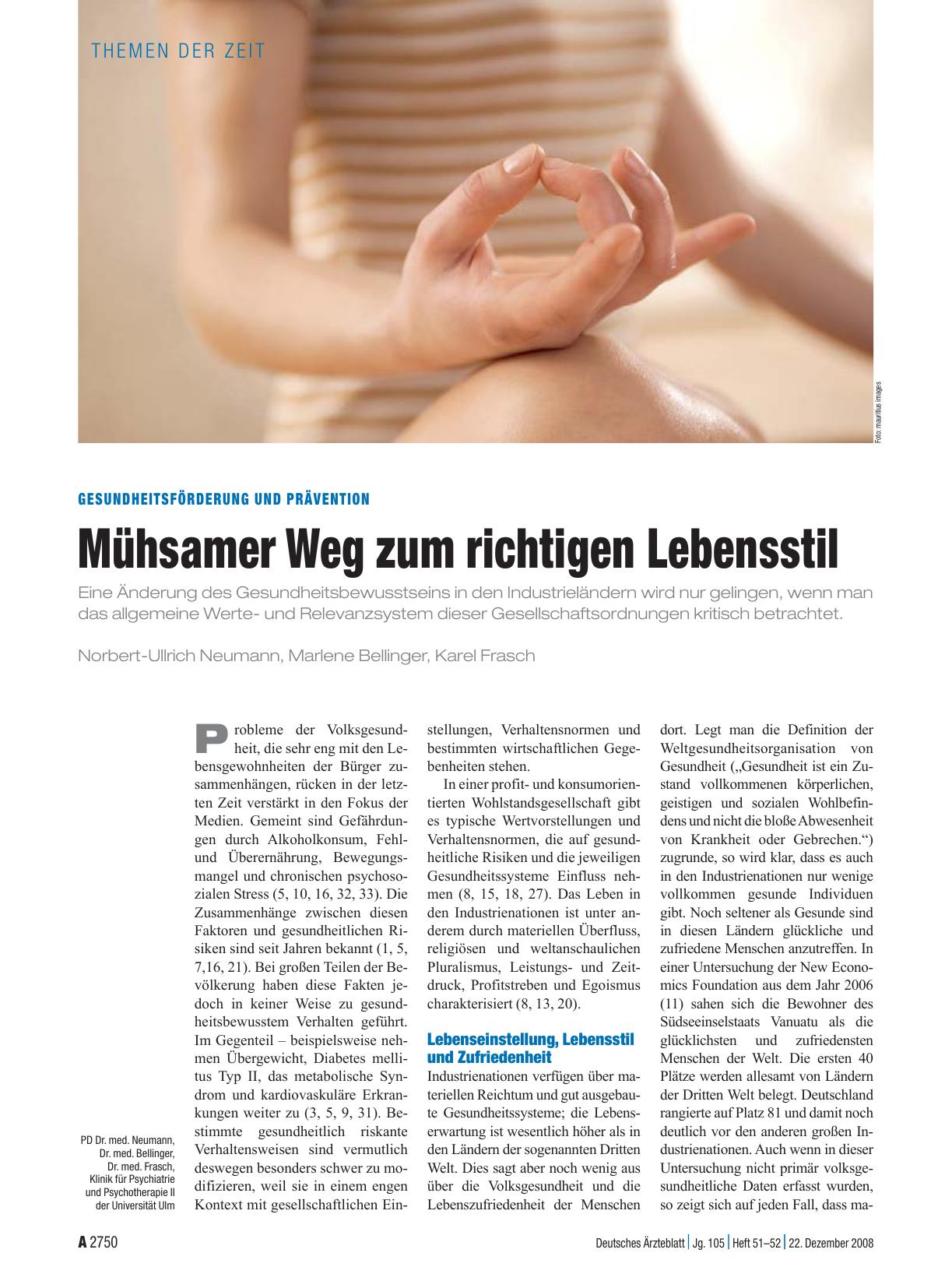 Vorschauseite 1: Gesundheitsförderung und Prävention: Mühsamer Weg zum richtigen Lebensstil