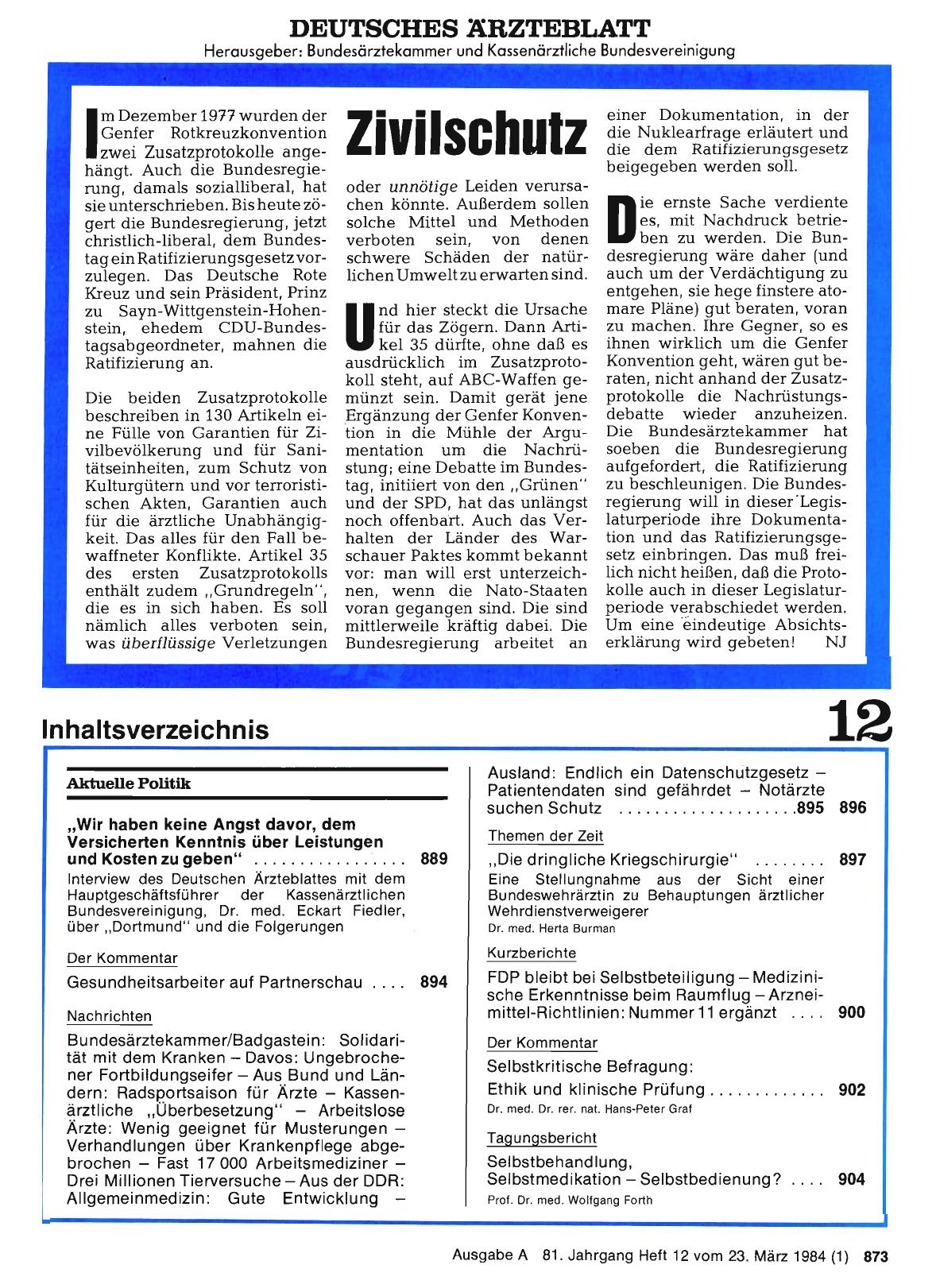 Vorschauseite 1: Zivilschutz