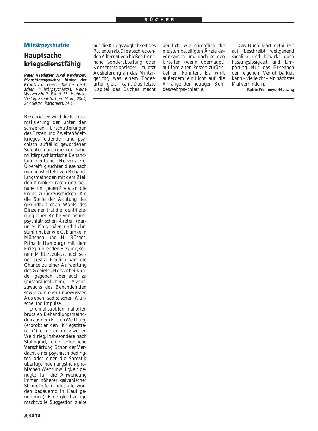 Vorschauseite 1: Maschinengewehre hinter der Front