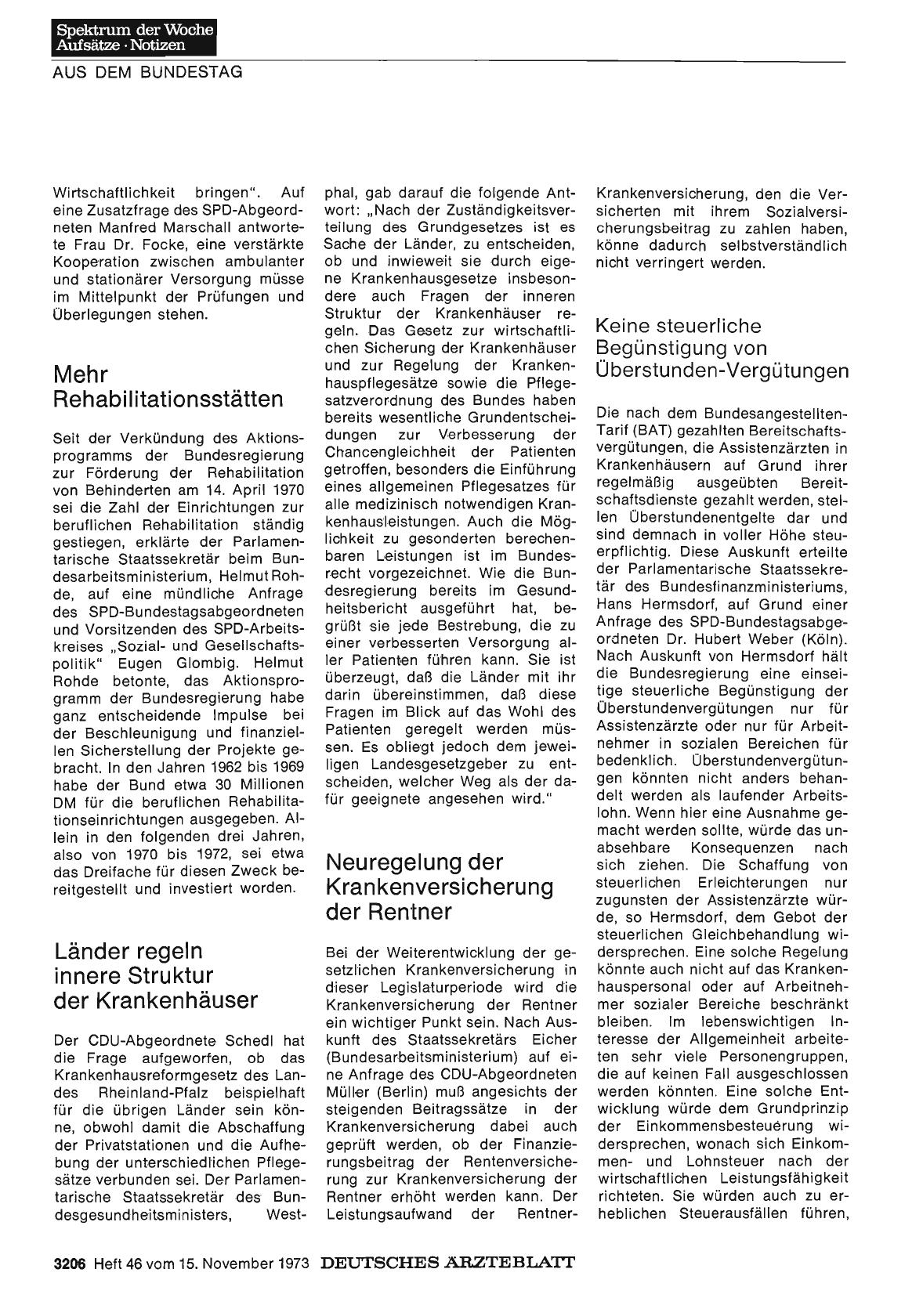 Vorschauseite 1: Länder regeln innere Struktur der Krankenhäuser