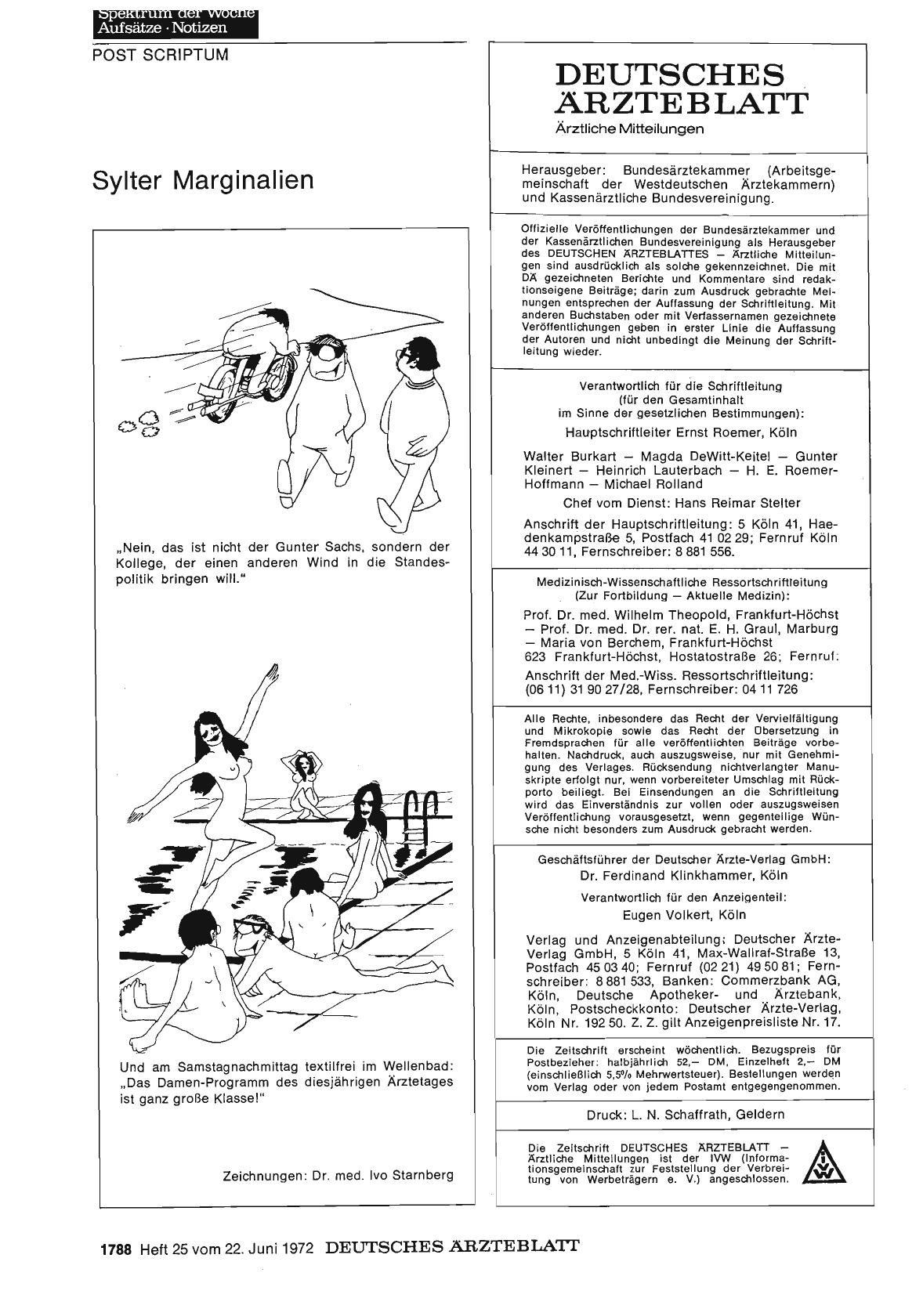 Vorschauseite 1: Sylter Marginalien