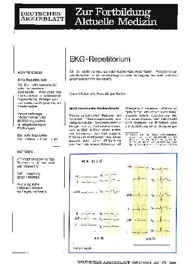 Vorschauseite 1: EKG-Repetitorium