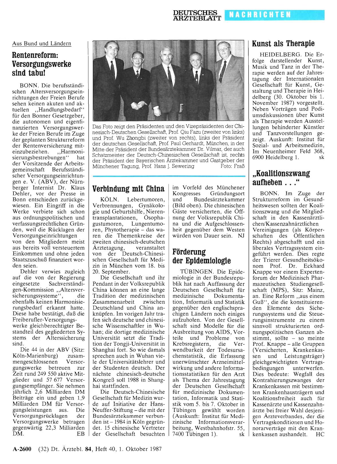 Vorschauseite 1: „Koalitionszwang aufheben. .“