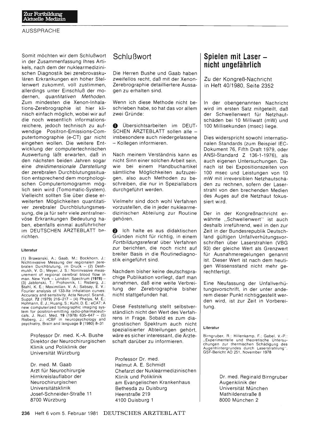 Vorschauseite 1: Spielen mit Laser — nicht ungefährlich
