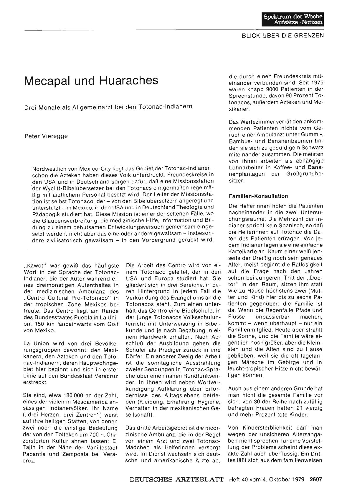Vorschauseite 1: Mecapal und Huaraches: Drei Monate als Allgemeinarzt bei den Totonac-Indianern