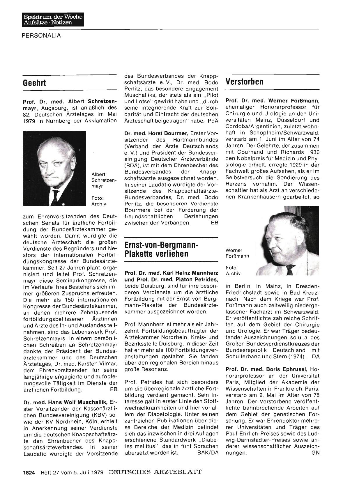 Vorschauseite 1: Geehrt