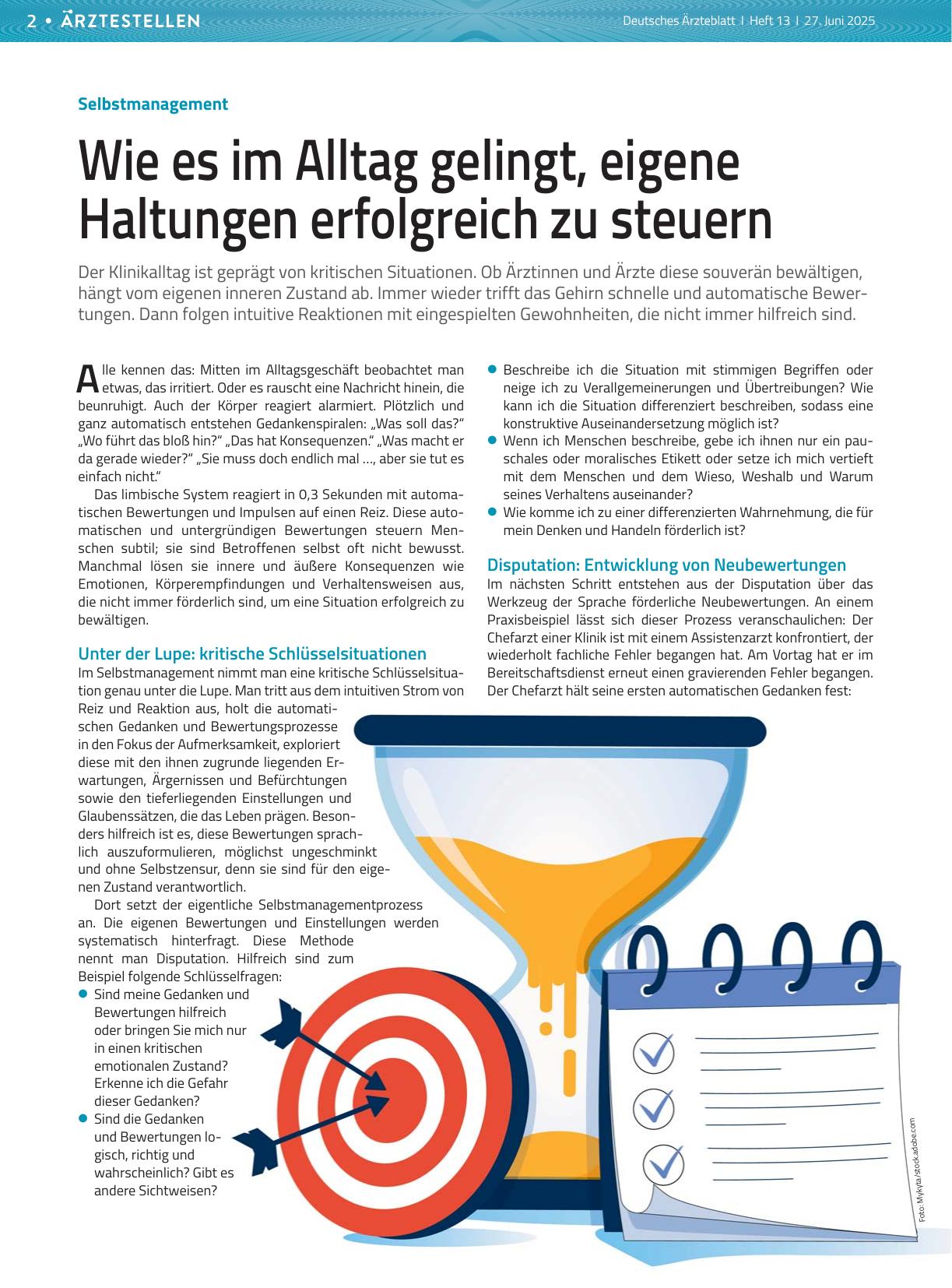 Vorschauseite 1: Selbstmanagement: Wie es im Alltag gelingt, eigene Haltungen erfolgreich zu steuern