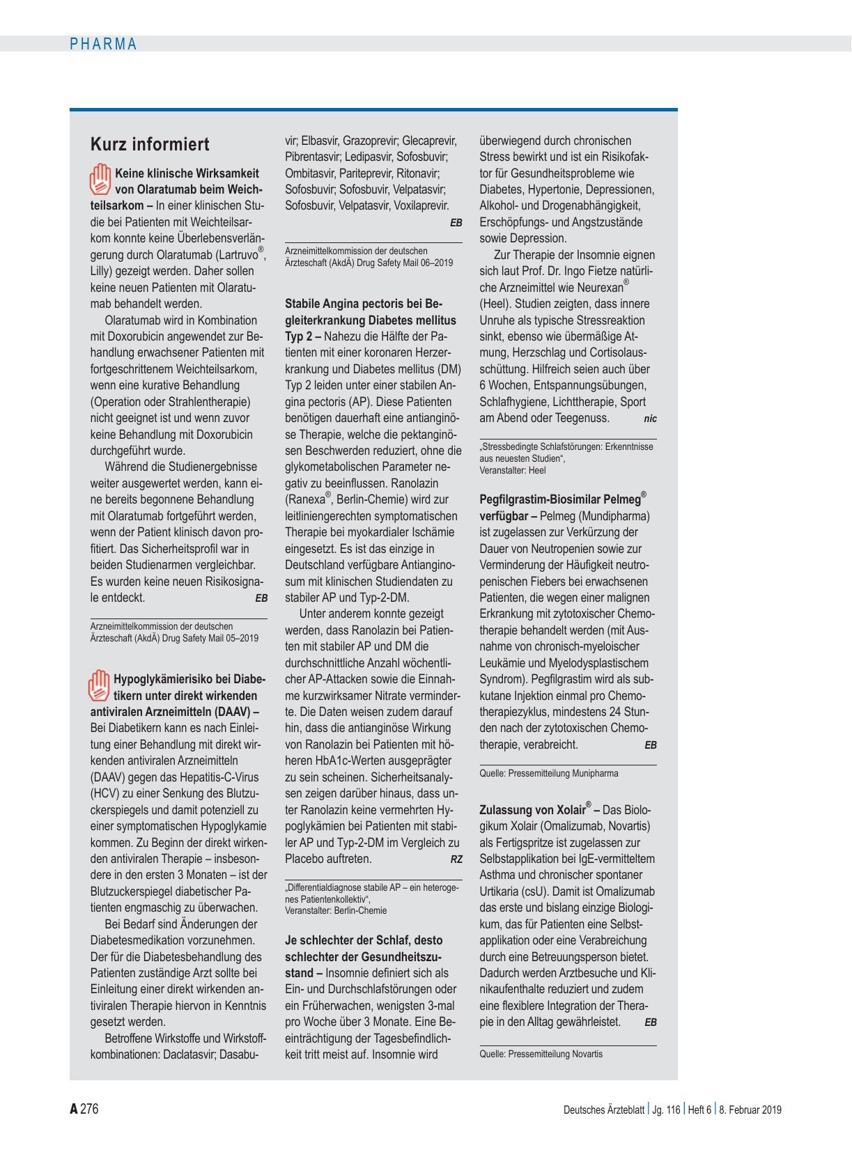 Vorschauseite 1: Kurz informiert