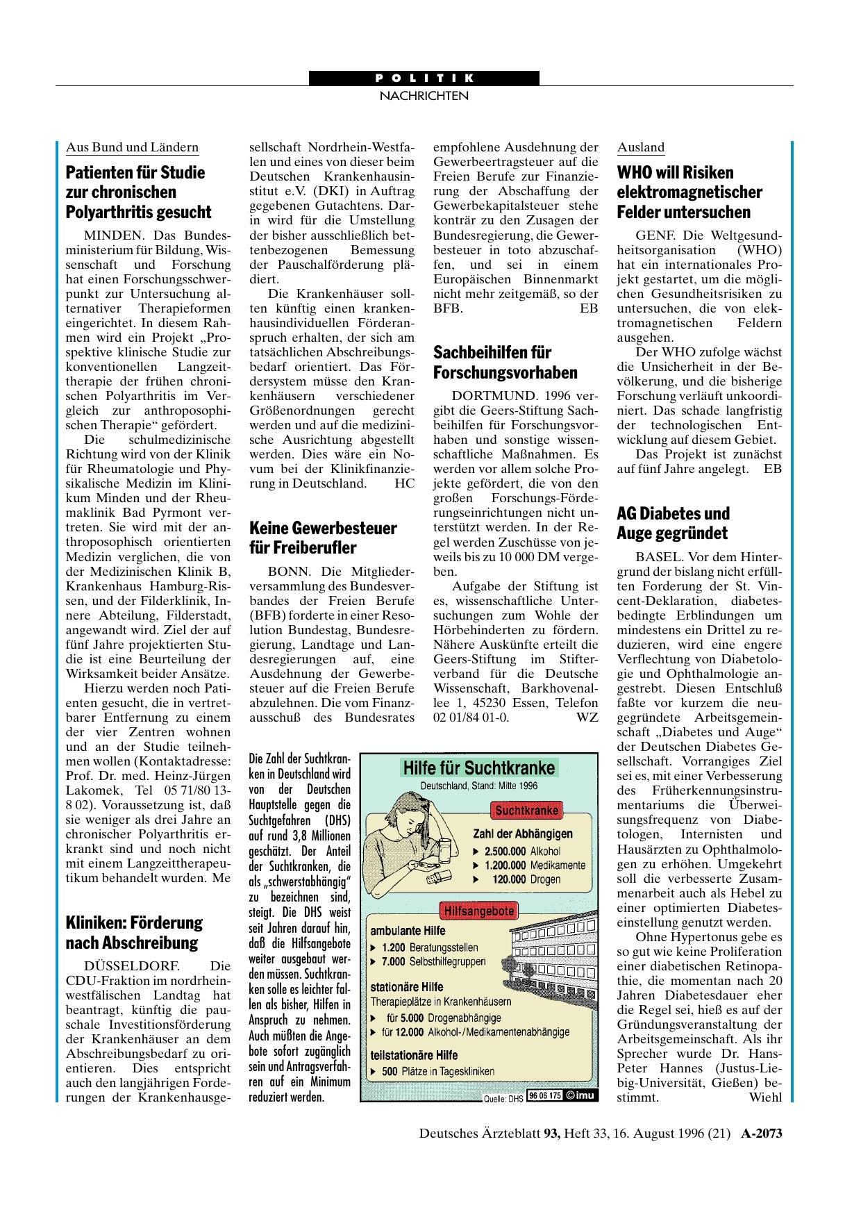Vorschauseite 1: Keine Gewerbesteuer für Freiberufler