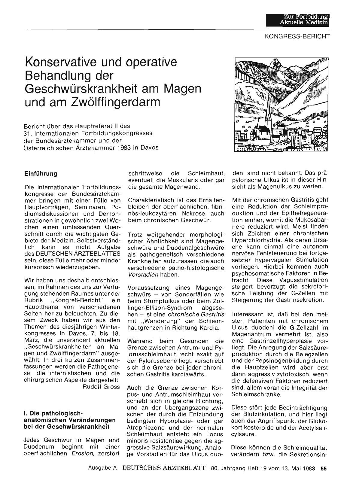 Vorschauseite 1: Konservative und operative Behandlung der Geschwürskrankheit am Magen und am Zwölffingerdarm