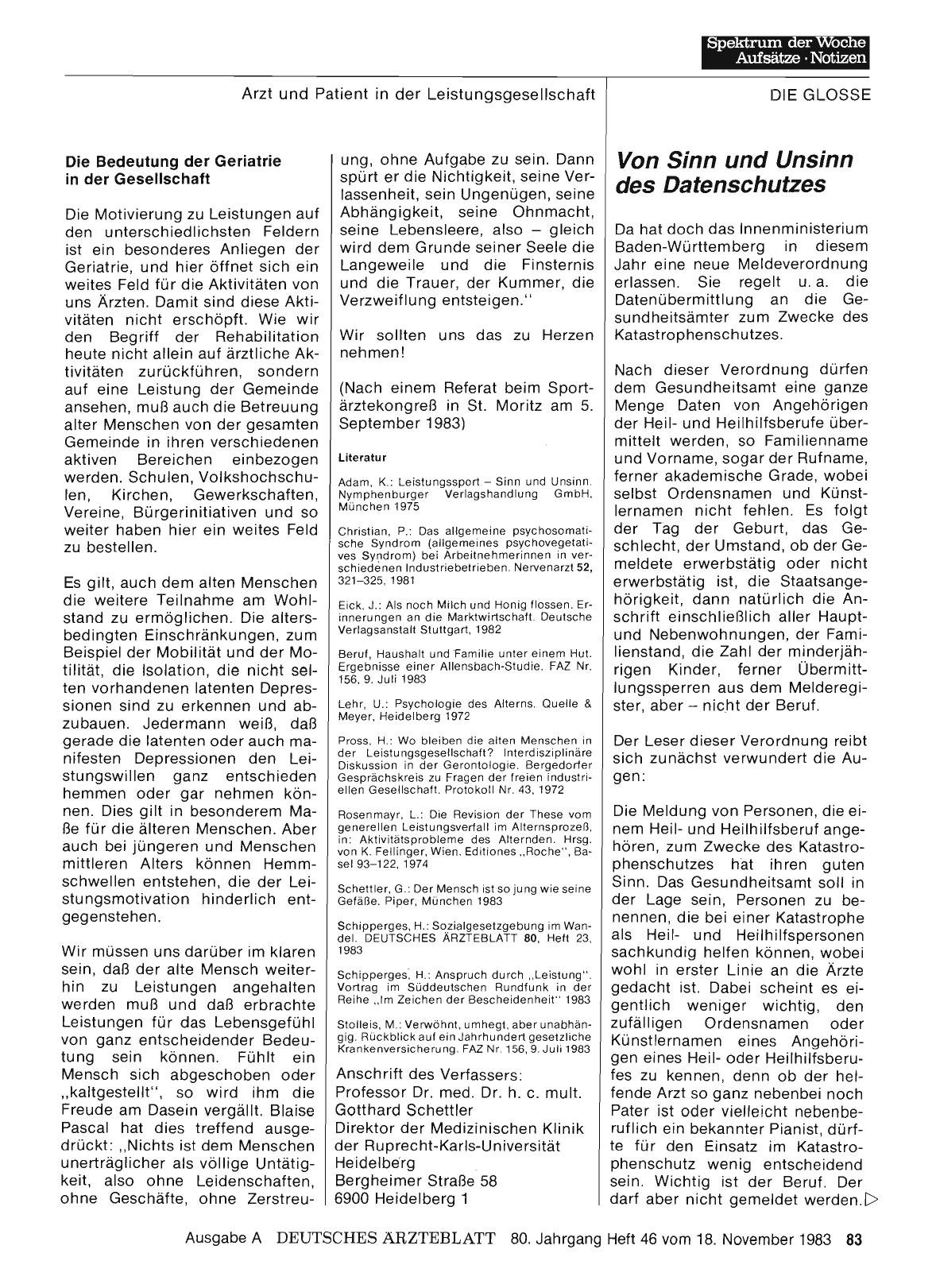 Vorschauseite 1: Von Sinn und Unsinn des Datenschutzes