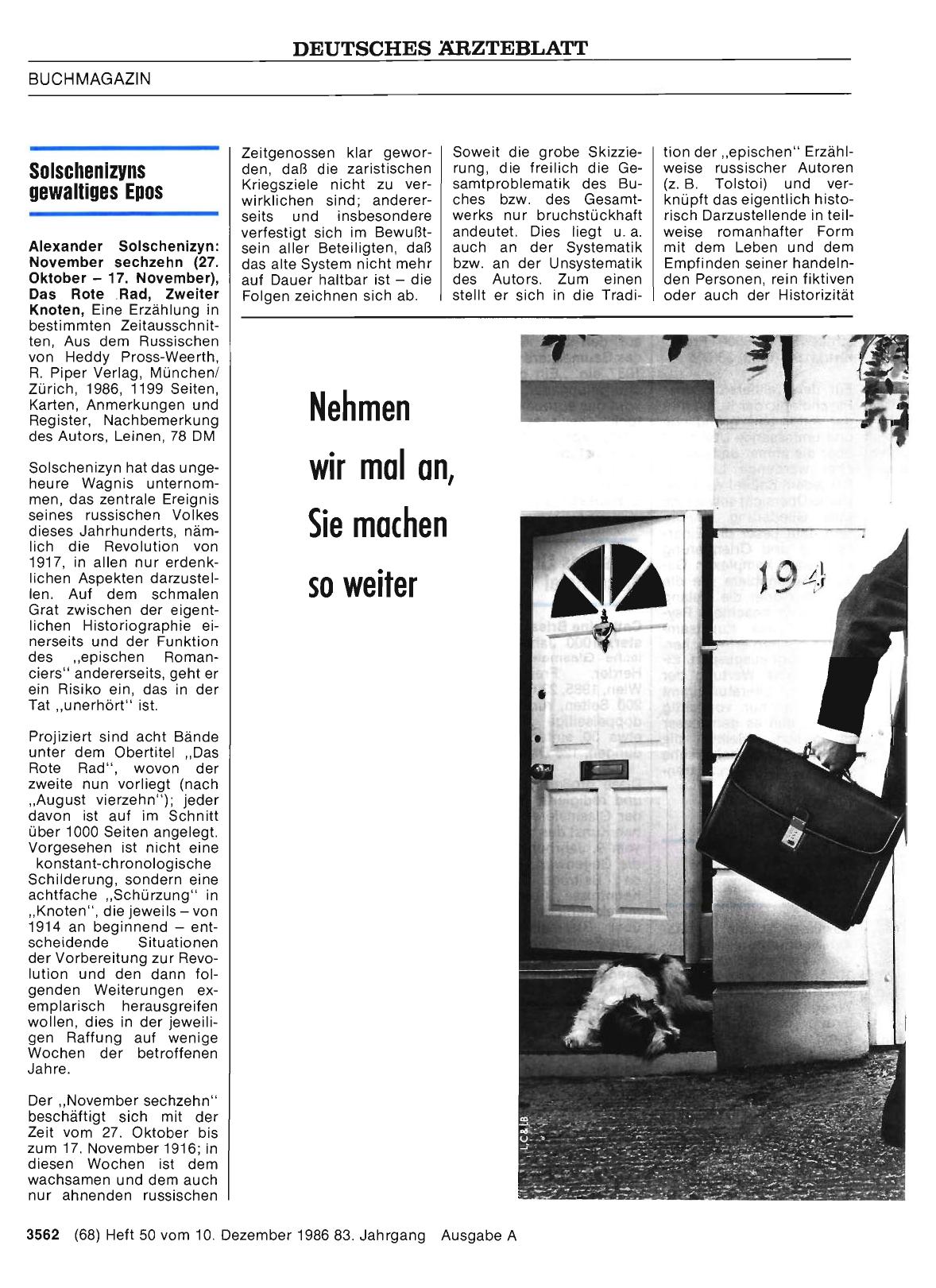 Vorschauseite 1: Solschenizyns gewaltiges Epos