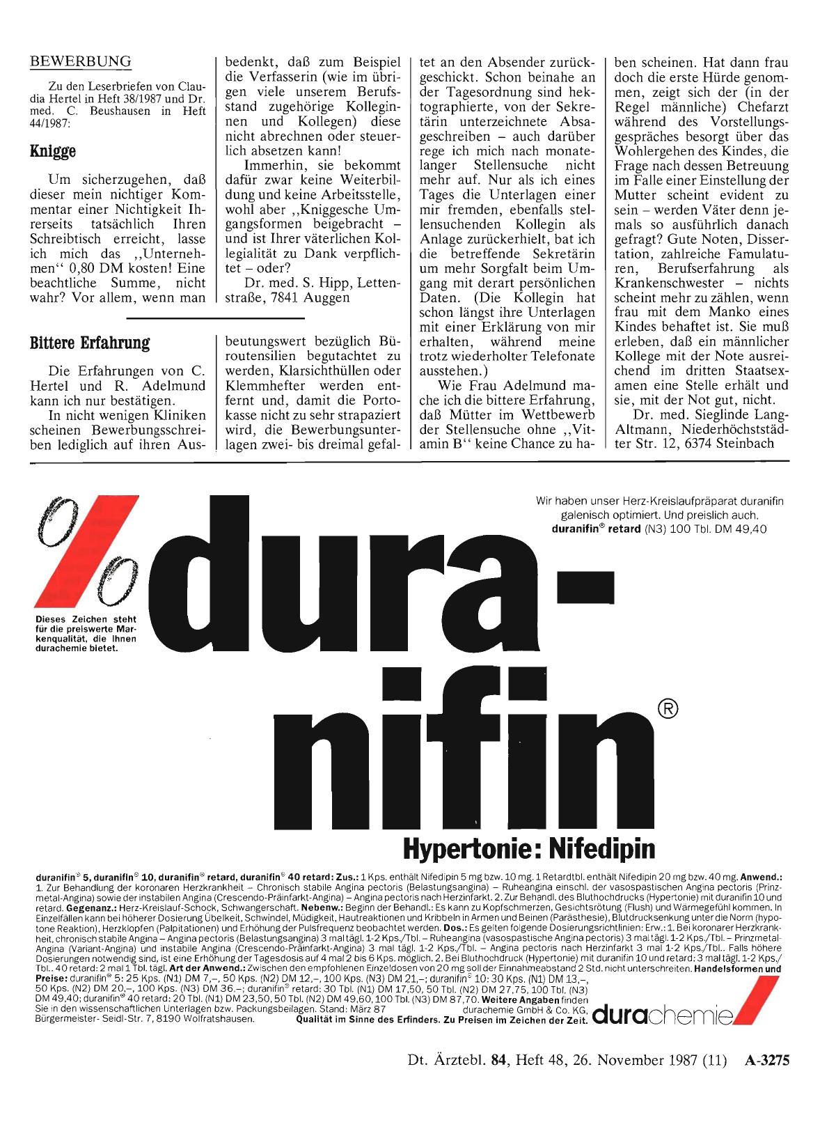 Vorschauseite 1: BEWERBUNG: Knigge