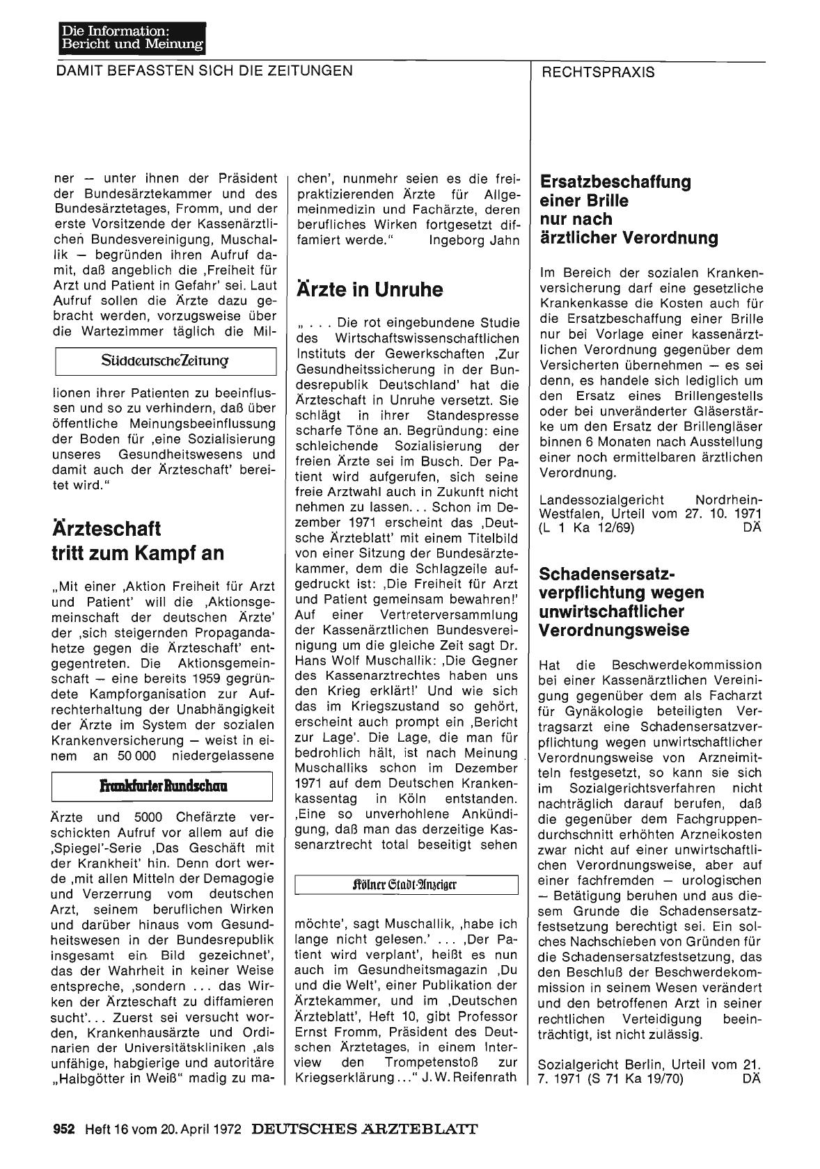 Vorschauseite 1: Ärzte in Unruhe