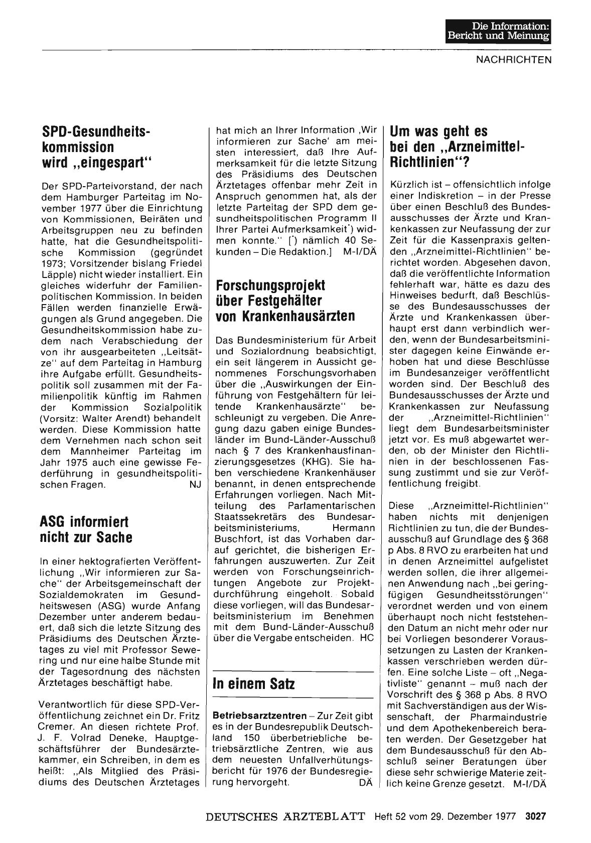 Vorschauseite 1: SPD-Gesundheitskommission wird „eingespart“