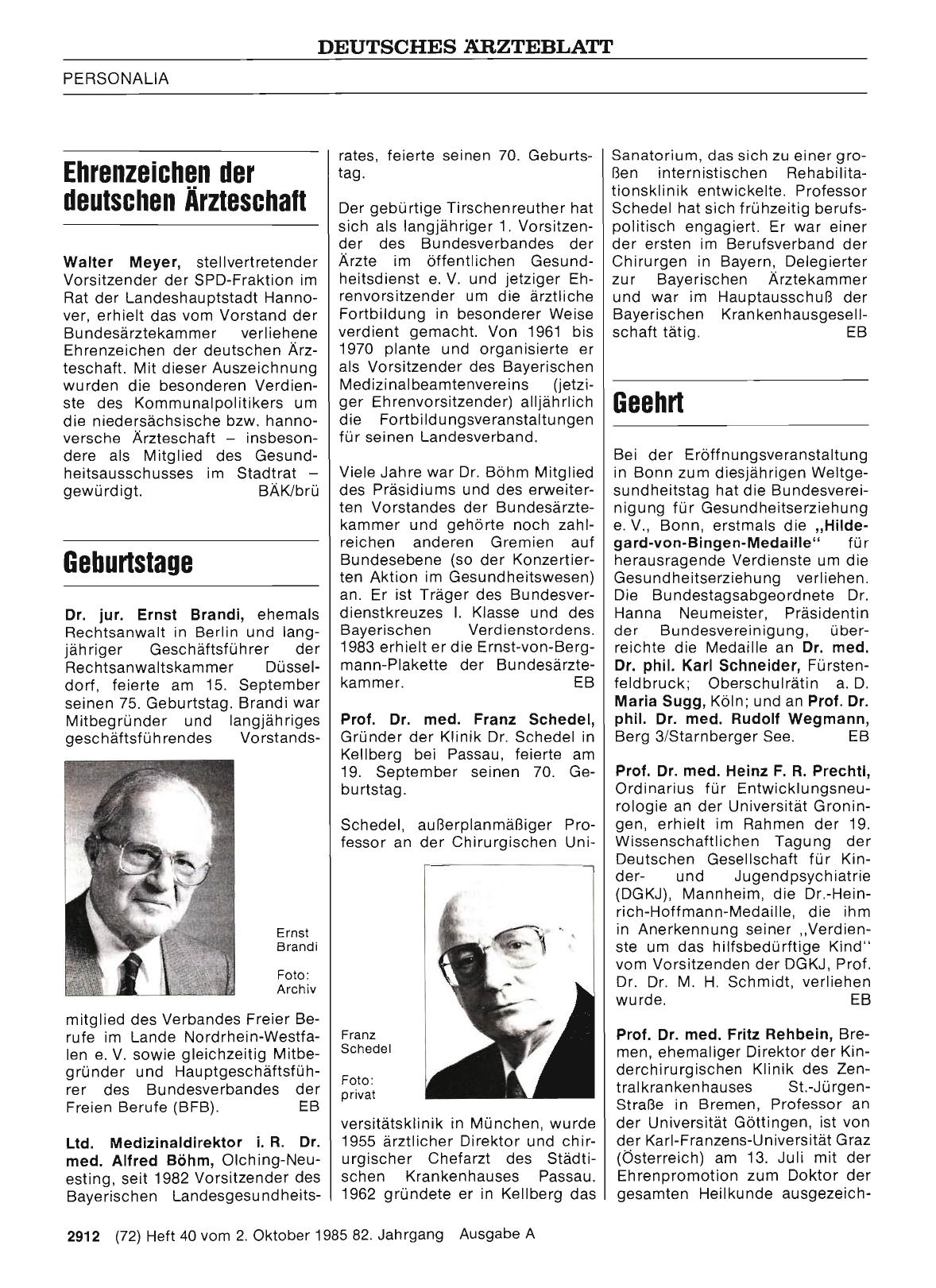 Vorschauseite 1: Geehrt