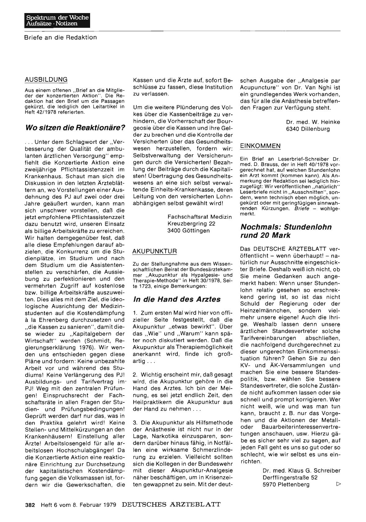 Vorschauseite 1: AUSBILDUNG: Wo sitzen die Reaktionäre?