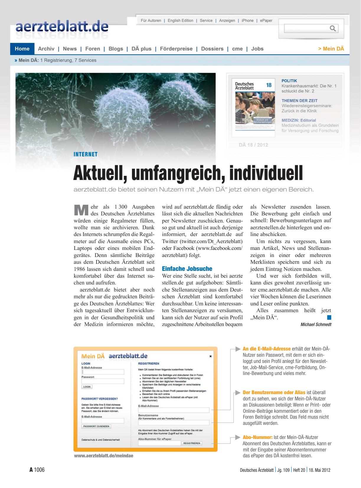 Vorschauseite 1: Internet: Aktuell, umfangreich, individuell