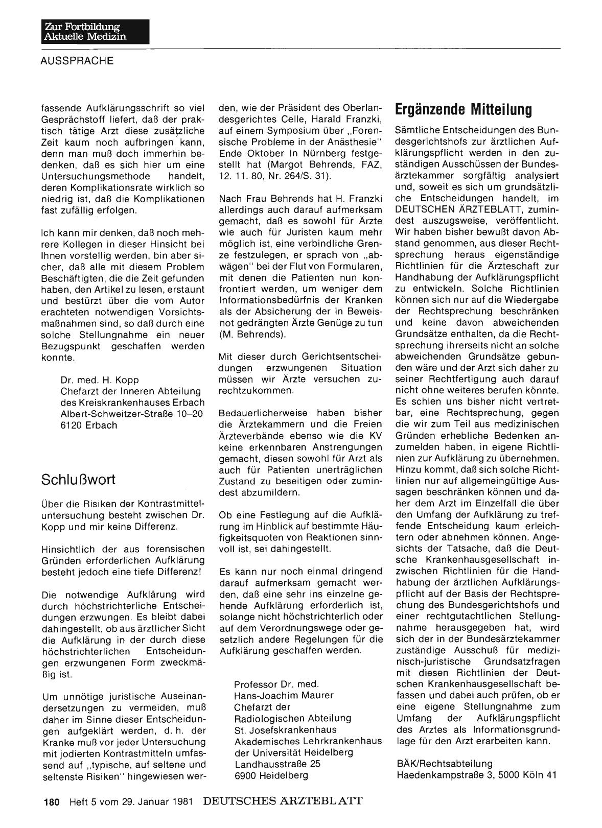 Vorschauseite 1: Schlußwort